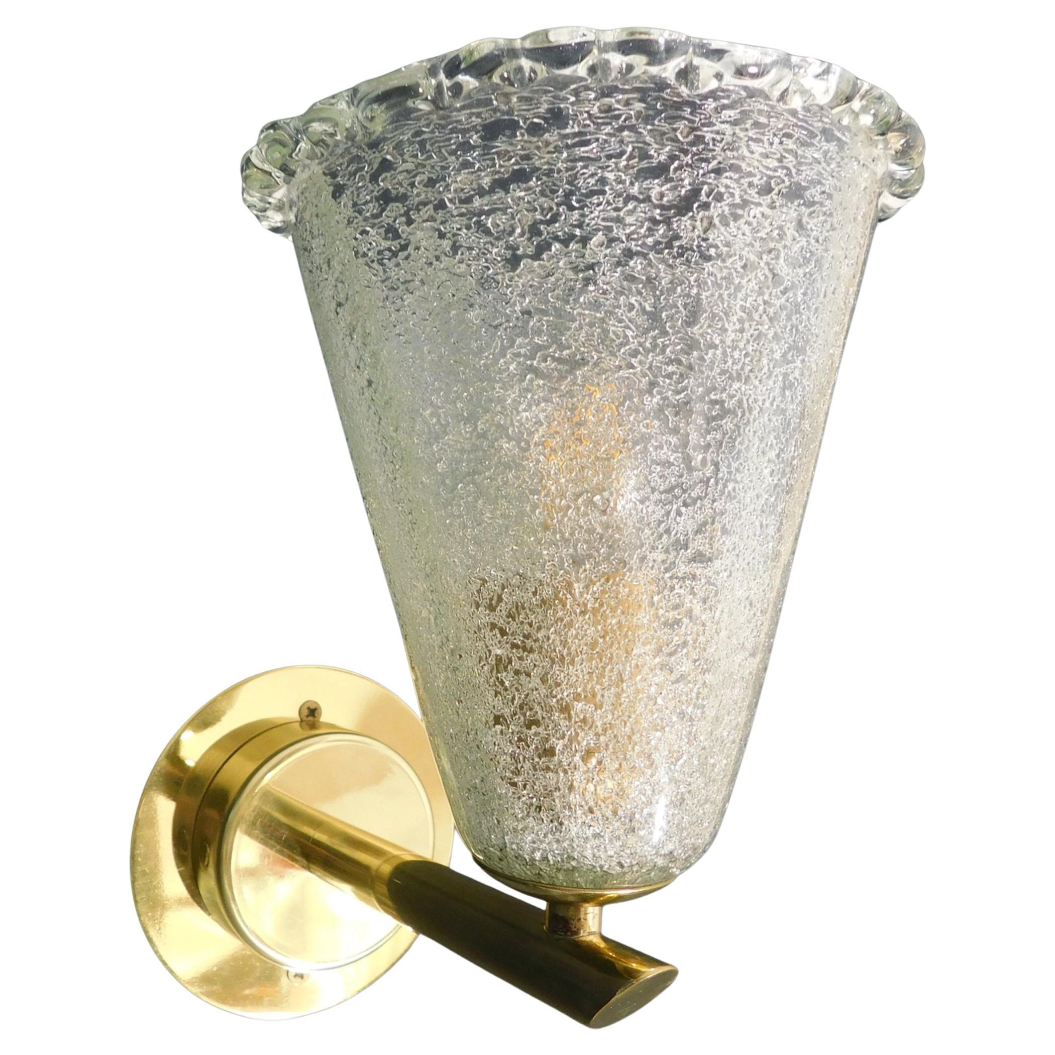 Lámpara de Murano con forma de cono de Barovier e Toso, 3 Disponibles en venta