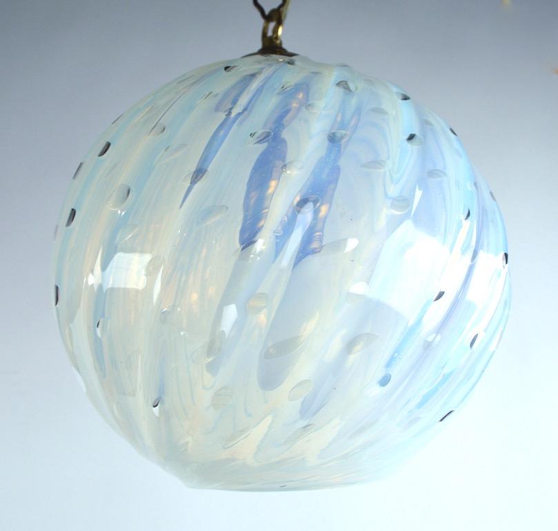 Murano Controlled Bubble Hanging Globe Shade Chandelier Fixture 1