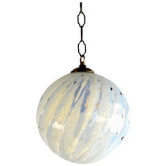 Murano Controlled Bubble Hanging Globe Shade Chandelier Fixture