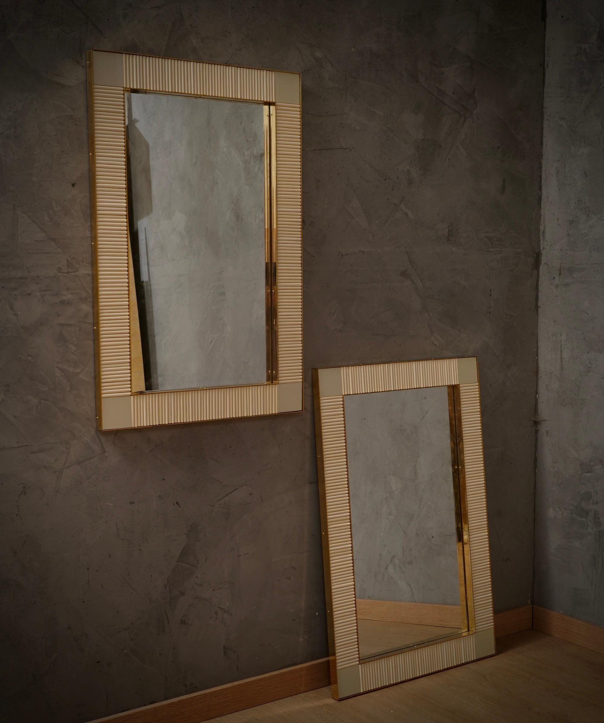 Mid-Century Modern Miroir mural Consolle de Murano du milieu du siècle dernier, 2000 en vente