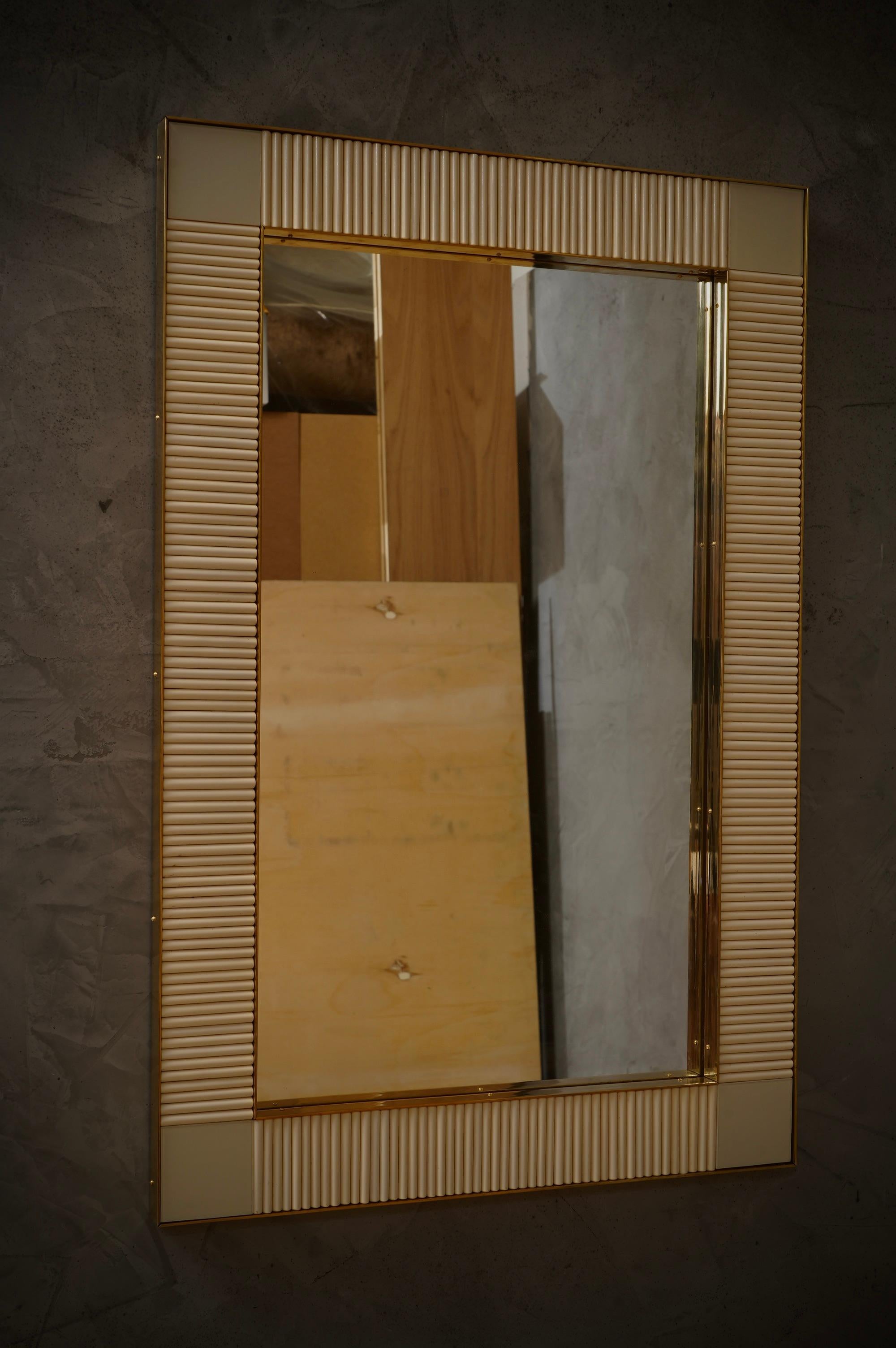 italien Miroir mural Consolle de Murano du milieu du siècle dernier, 2000 en vente