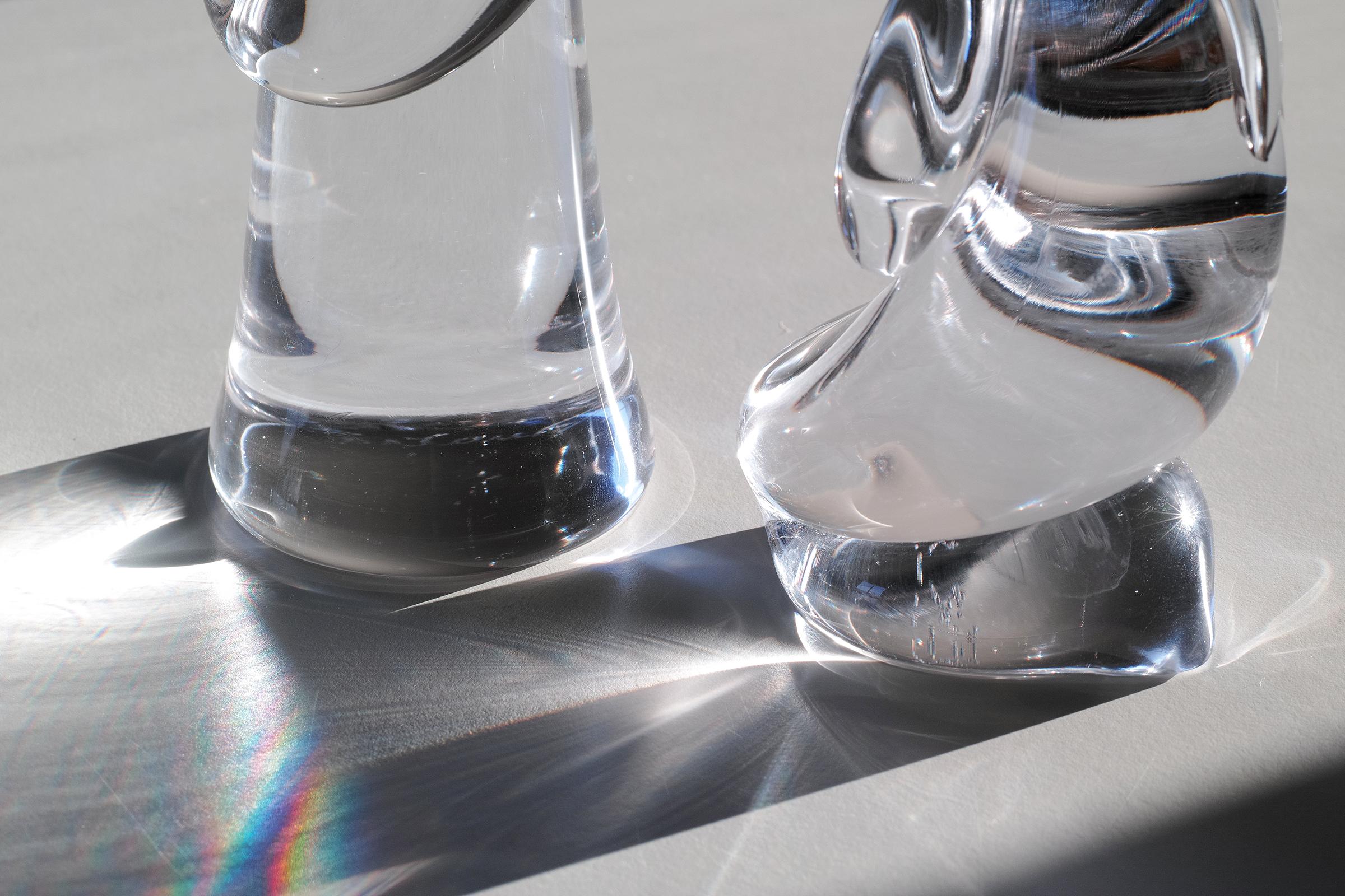 Esculturas Figurales Asiáticas de Cristal de Murano de Renato Anatra en venta 3