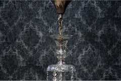 Murano Crystal Chandelier, Italy, Mid-20th Century