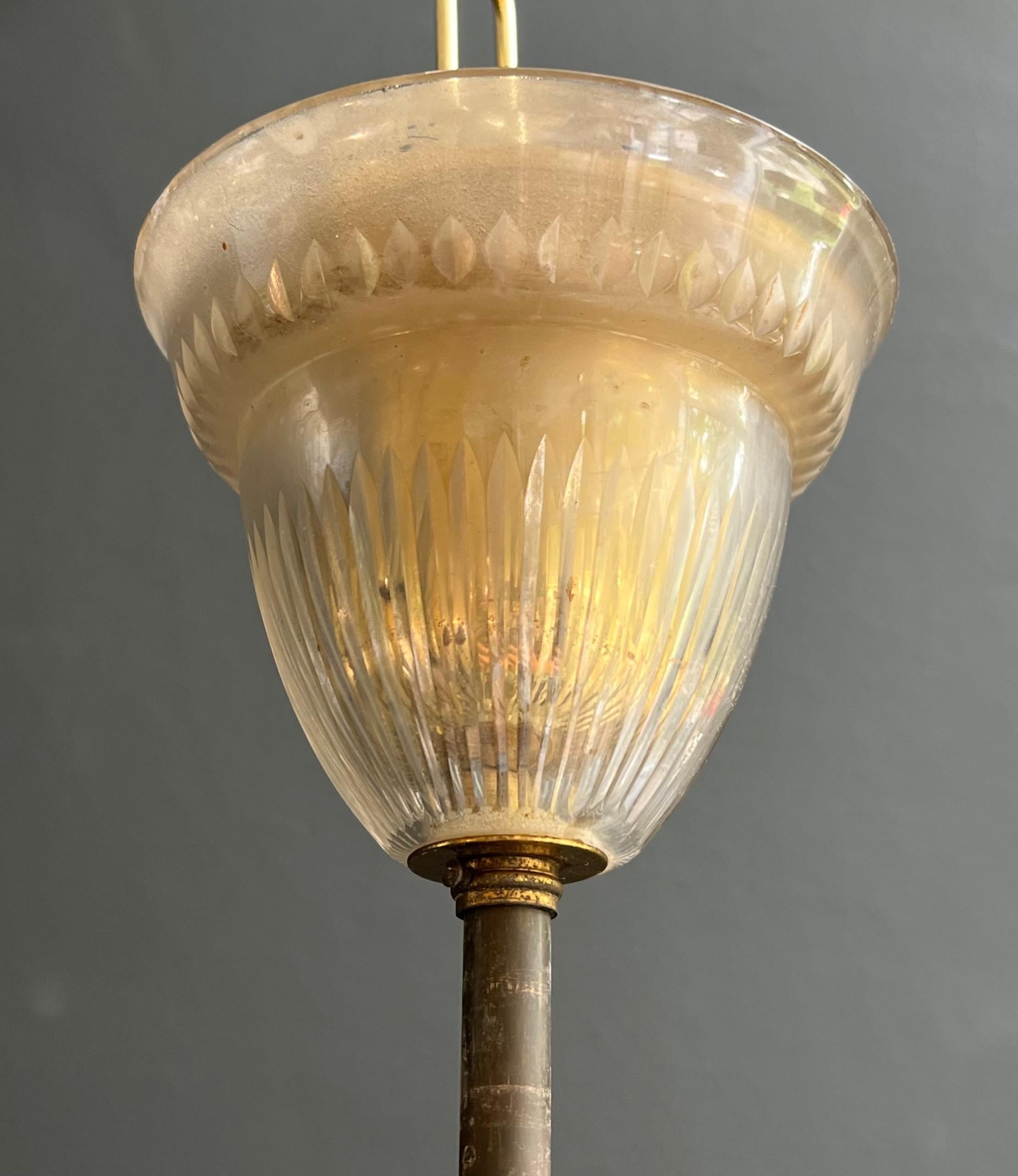 Araña de cristal de Murano con 10 brazos. Obra italiana. Alrededor de 1970 en venta 6