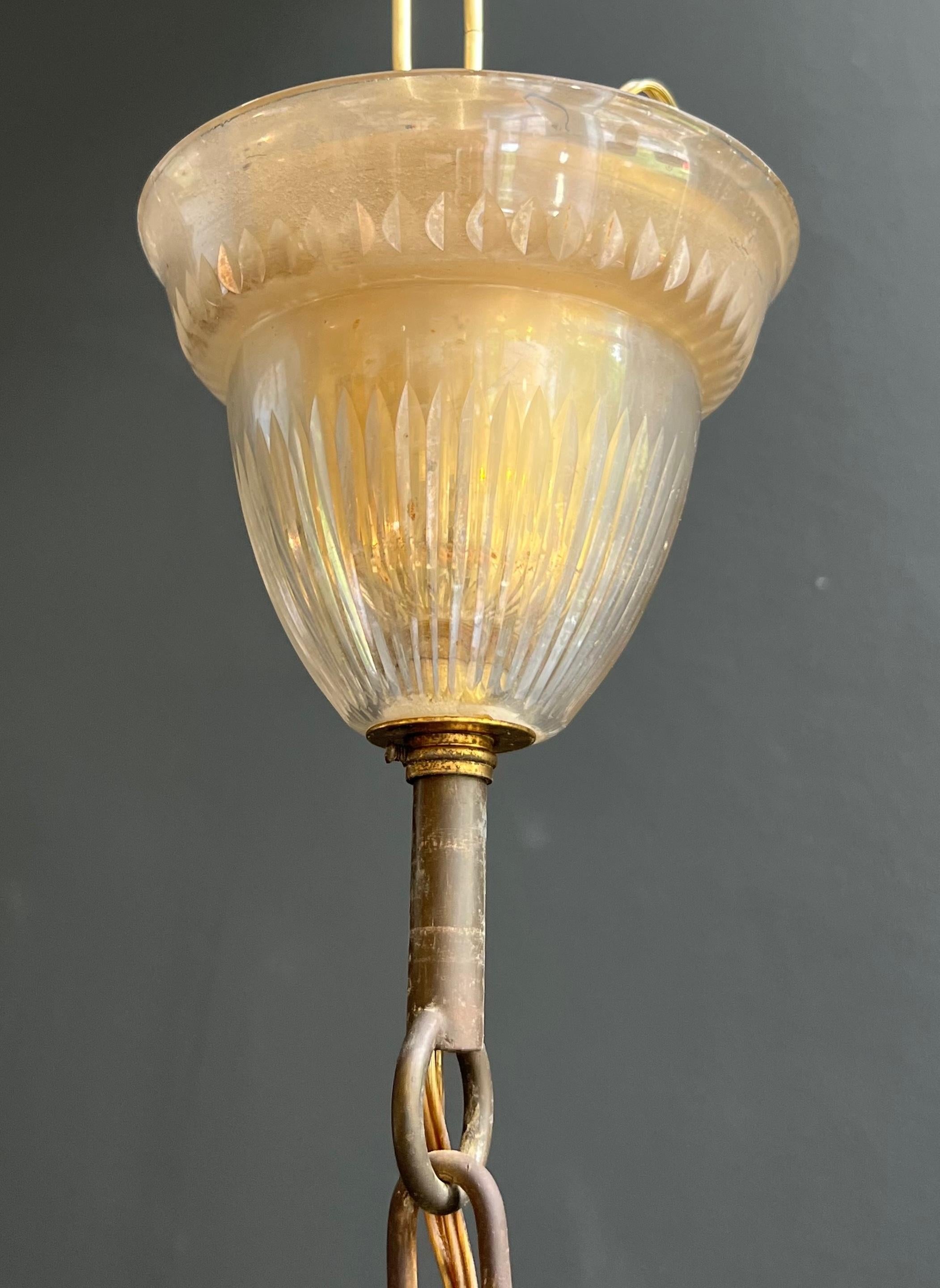 Araña de cristal de Murano con 10 brazos. Obra italiana. Alrededor de 1970 Italiano en venta