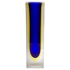 Murano Crystal Designs by Flavio Poli Block Vase