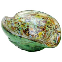 Murano Dino Martens for Aureliano Toso Art Glass Bowl, circa 1950s