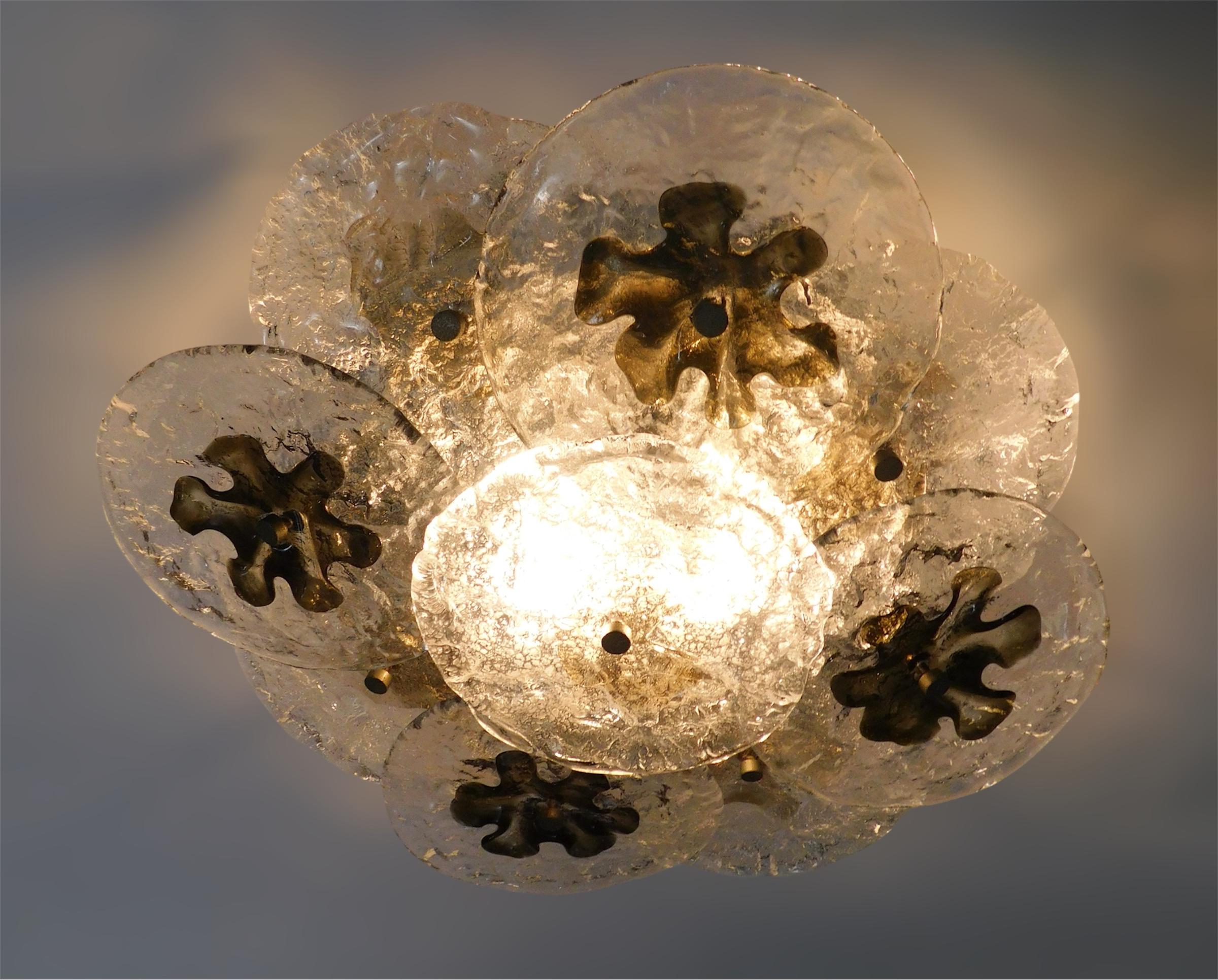 Empotrable Disco Murano siglo XX en venta