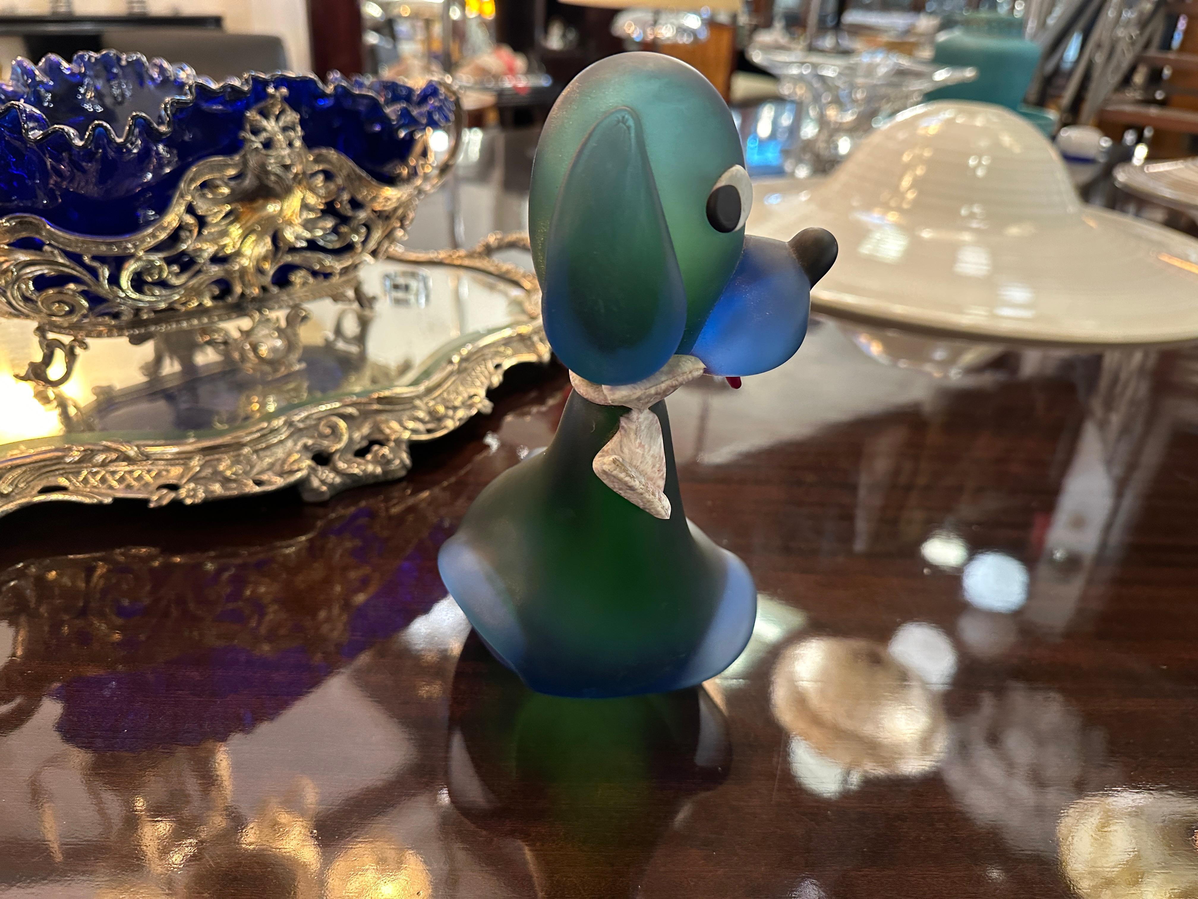 Murano Dog, 1940, Italian - Label : Artistic Vetro Murano Made in italy For Sale 9