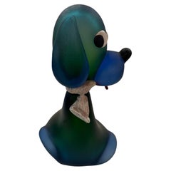 Murano Dog, 1940, Italian - Label : Artistic Vetro Murano Made in italy