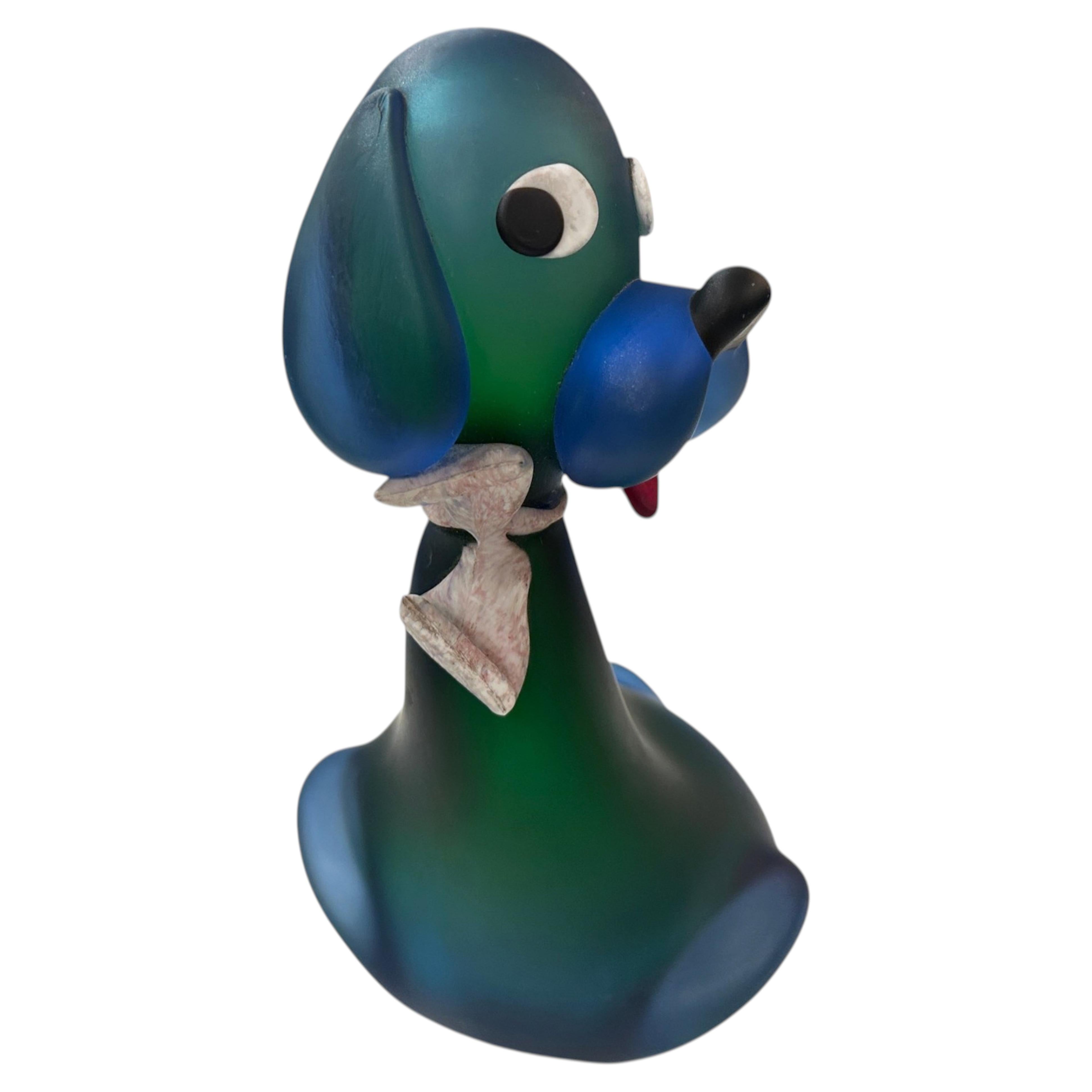 Murano Dog, Italian, Label: Artistic vetro Murano Made in italy