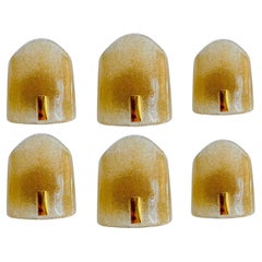 Murano Due wall lighting 24 ct Gilt gold 6 units , Italy 1990