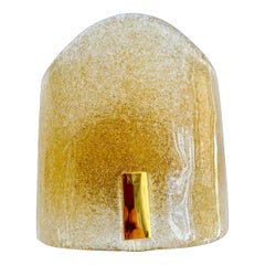 Murano Due wall lighting 24 ct Gilt gold , Italy 1990