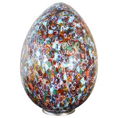 Murano Egg Lamp Murrine Contemporary, Italy