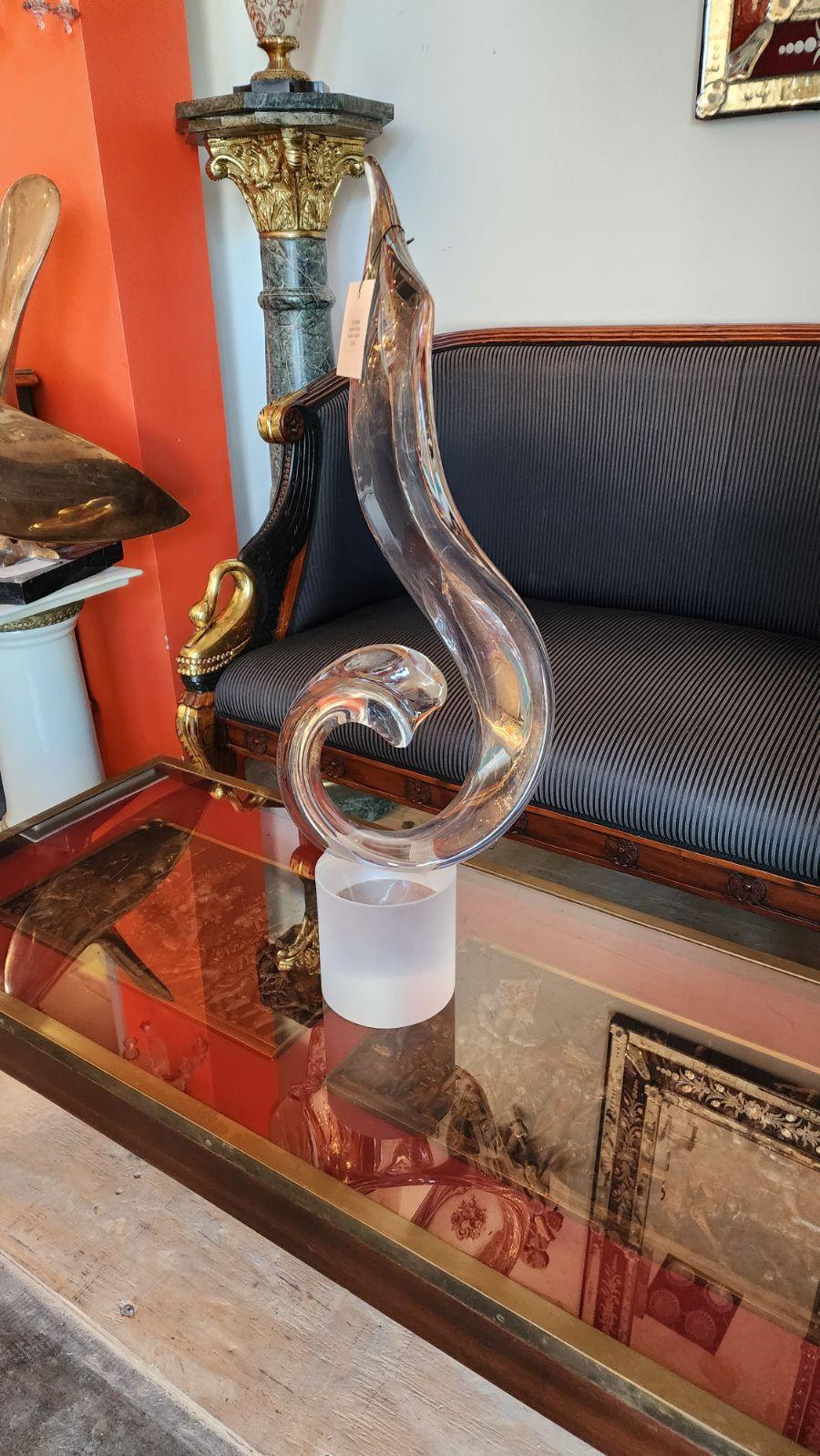 20th Century Murano Elio Raffaeli Art Glass Sculpture