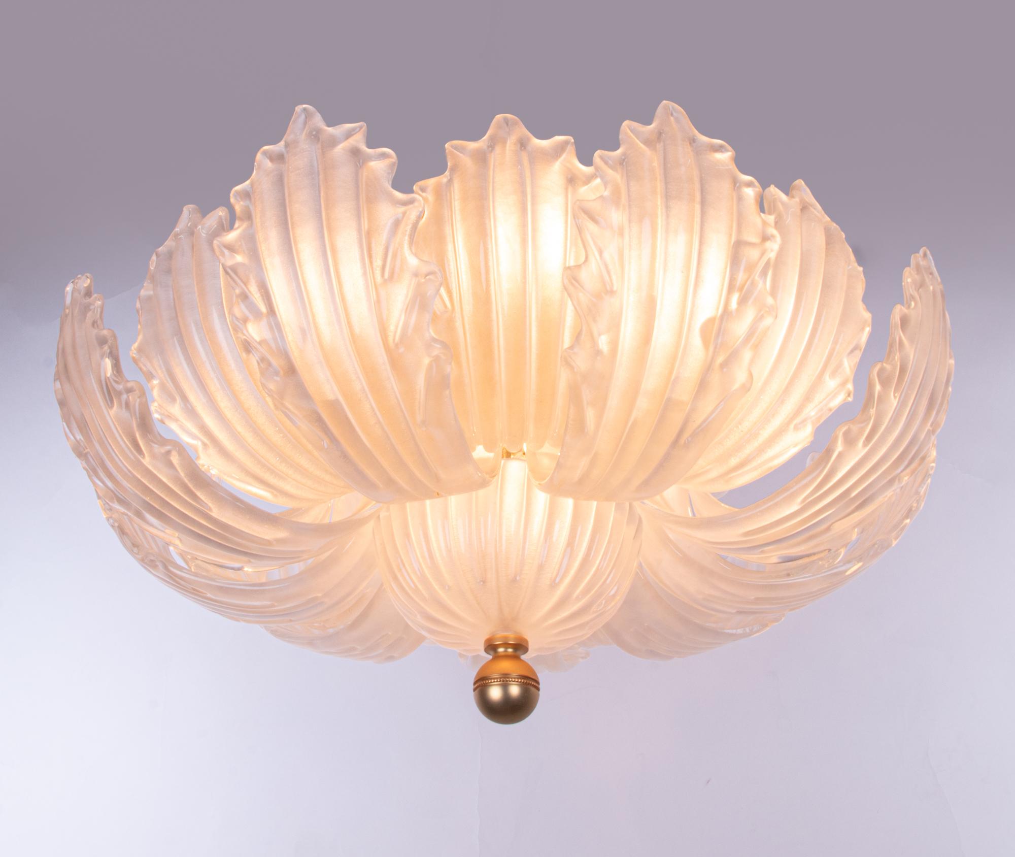 Einbau-Kronleuchter aus Murano-Satin 25,6