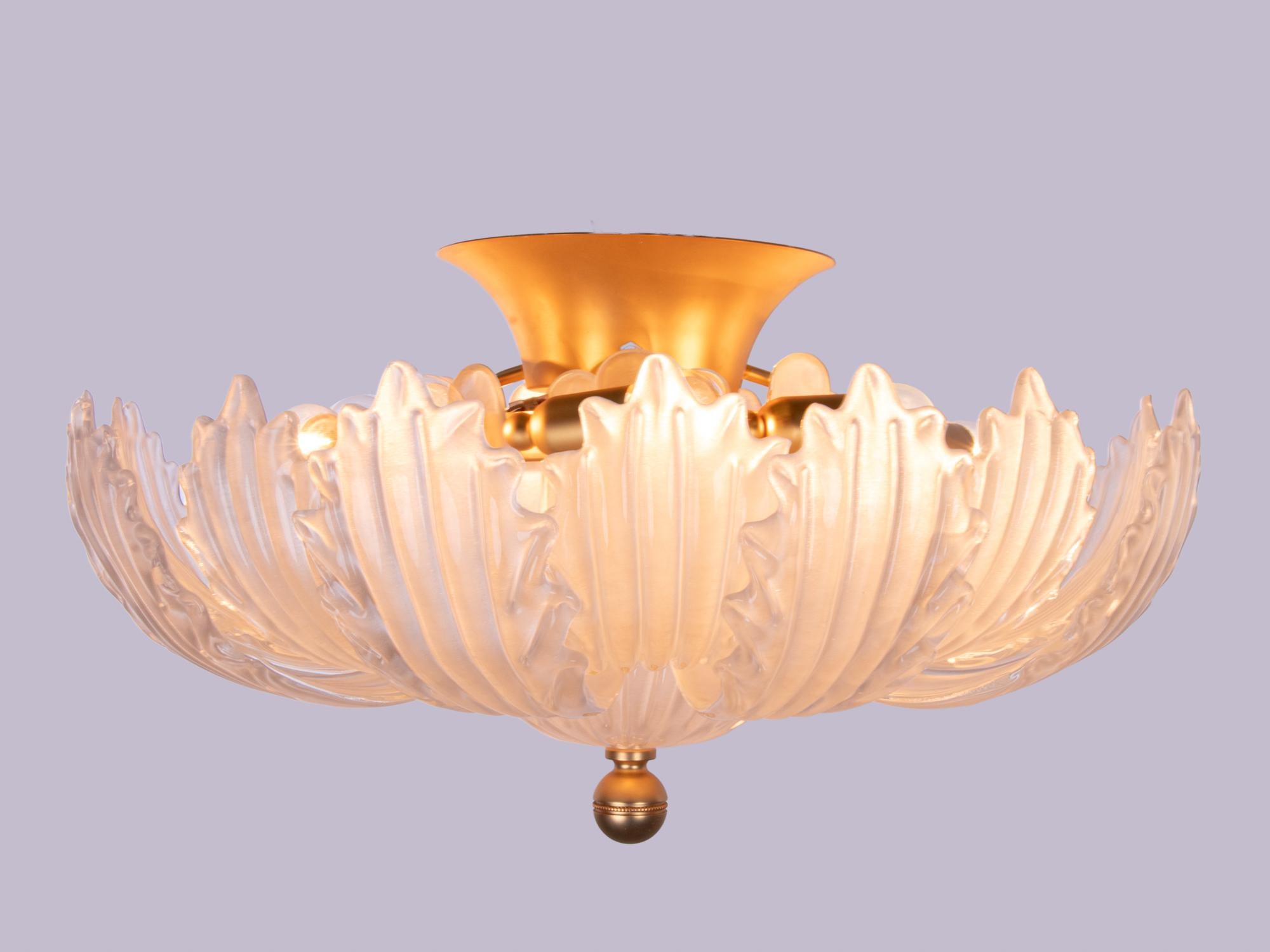 Einbau-Kronleuchter aus Murano-Satin 25,6