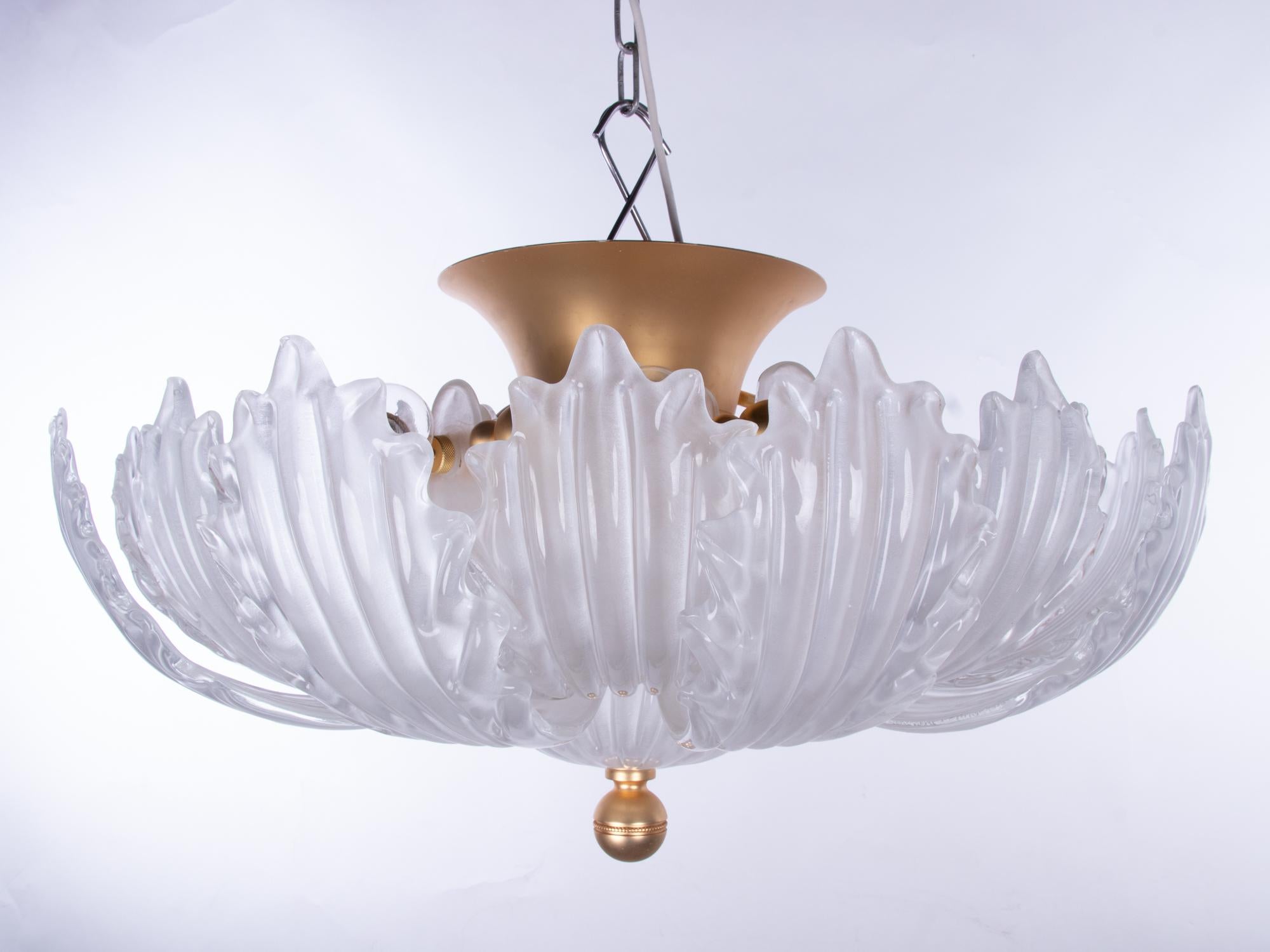 Einbau-Kronleuchter aus Murano-Satin 25,6