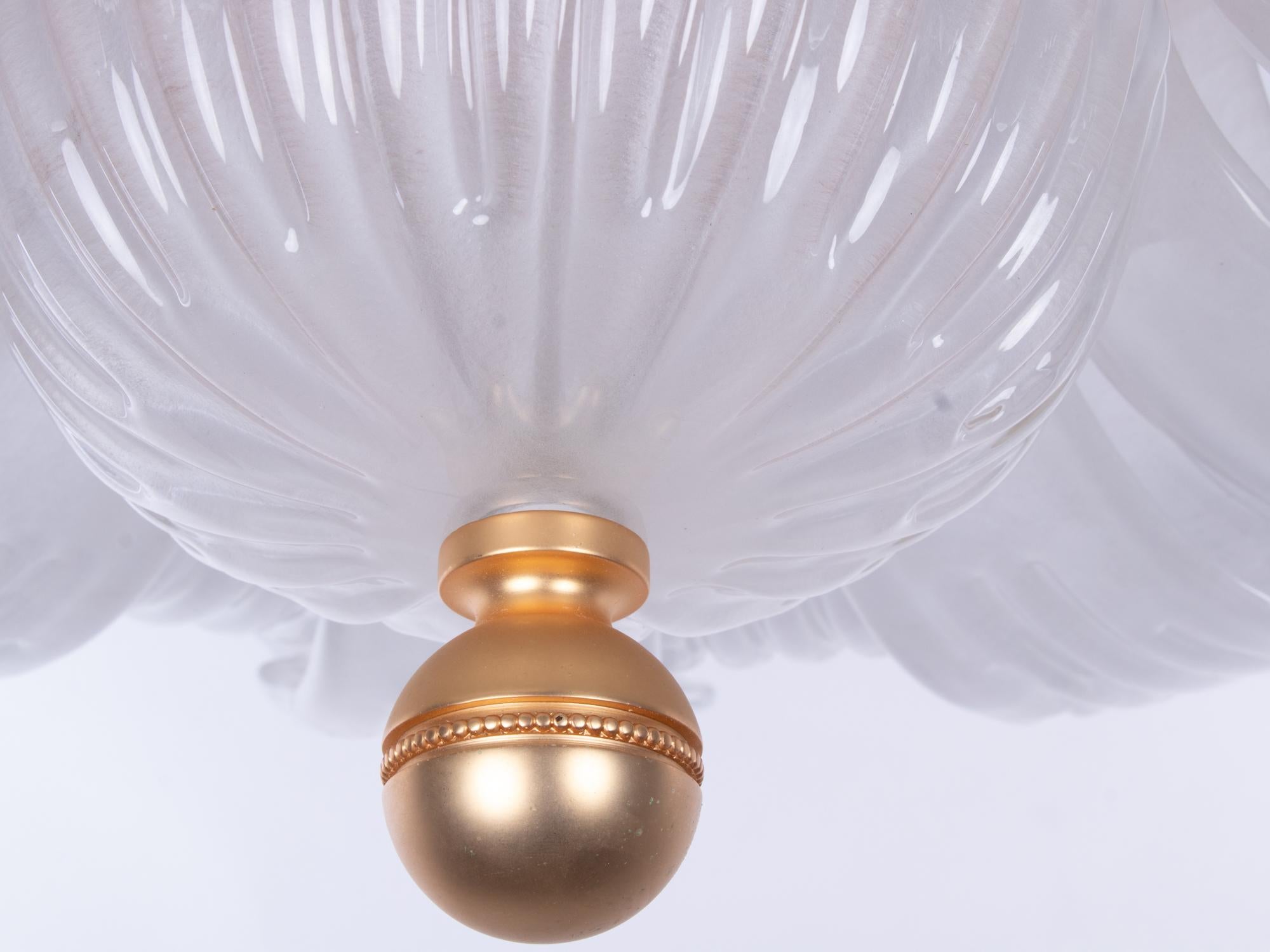 Einbau-Kronleuchter aus Murano-Satin 25,6