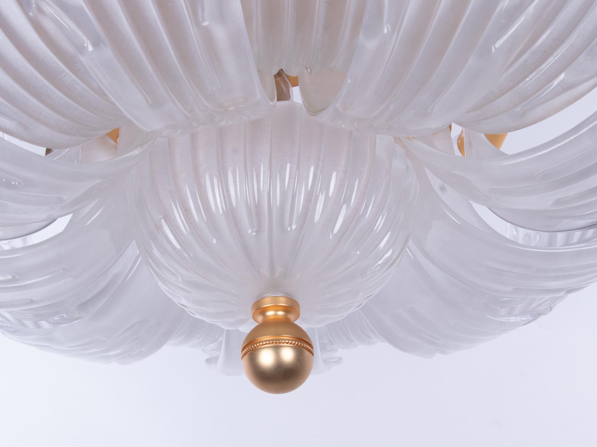 Einbau-Kronleuchter aus Murano-Satin 25,6