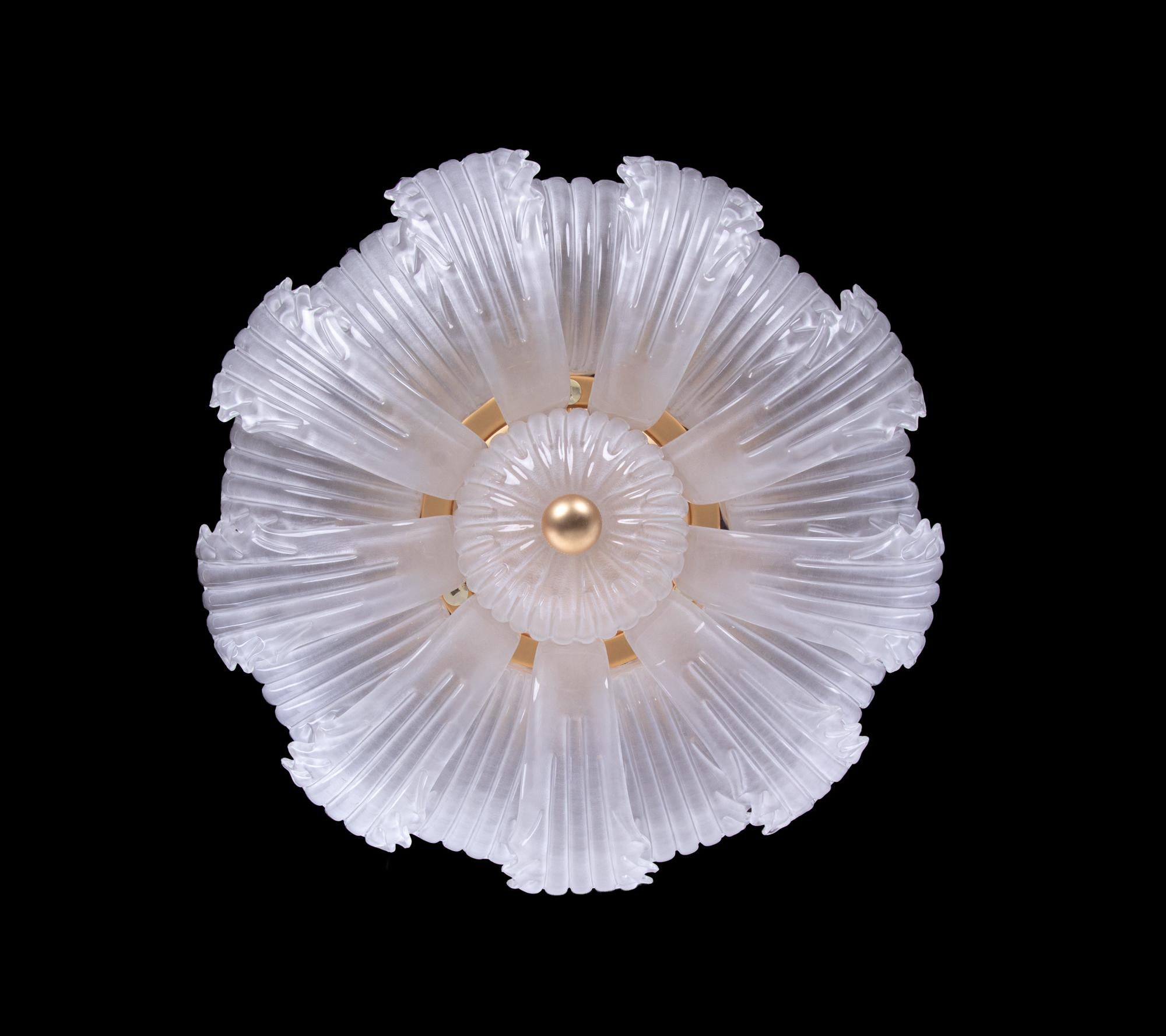 Einbau-Kronleuchter aus Murano-Satin 25,6