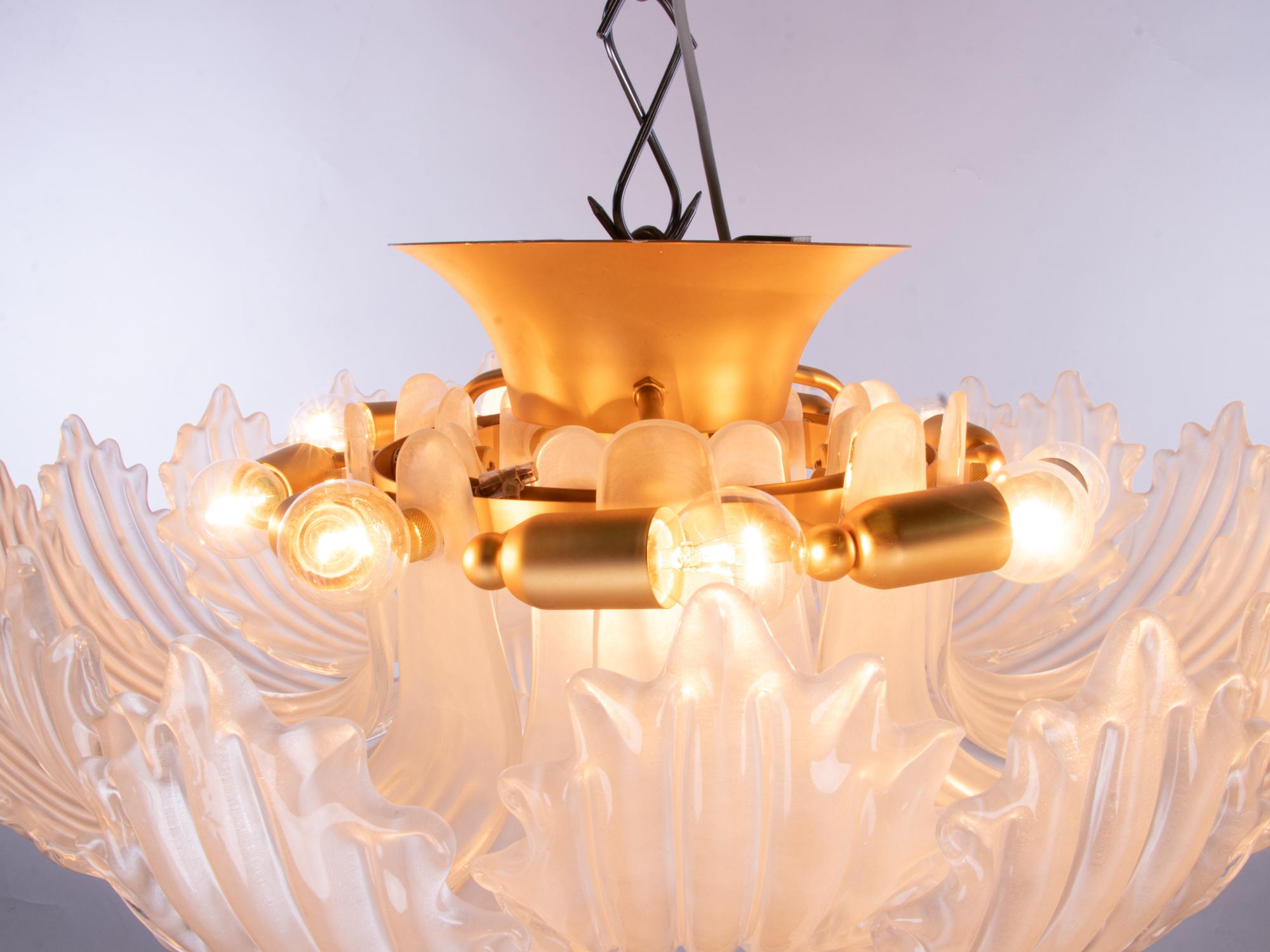 Einbau-Kronleuchter aus Murano-Satin 25,6