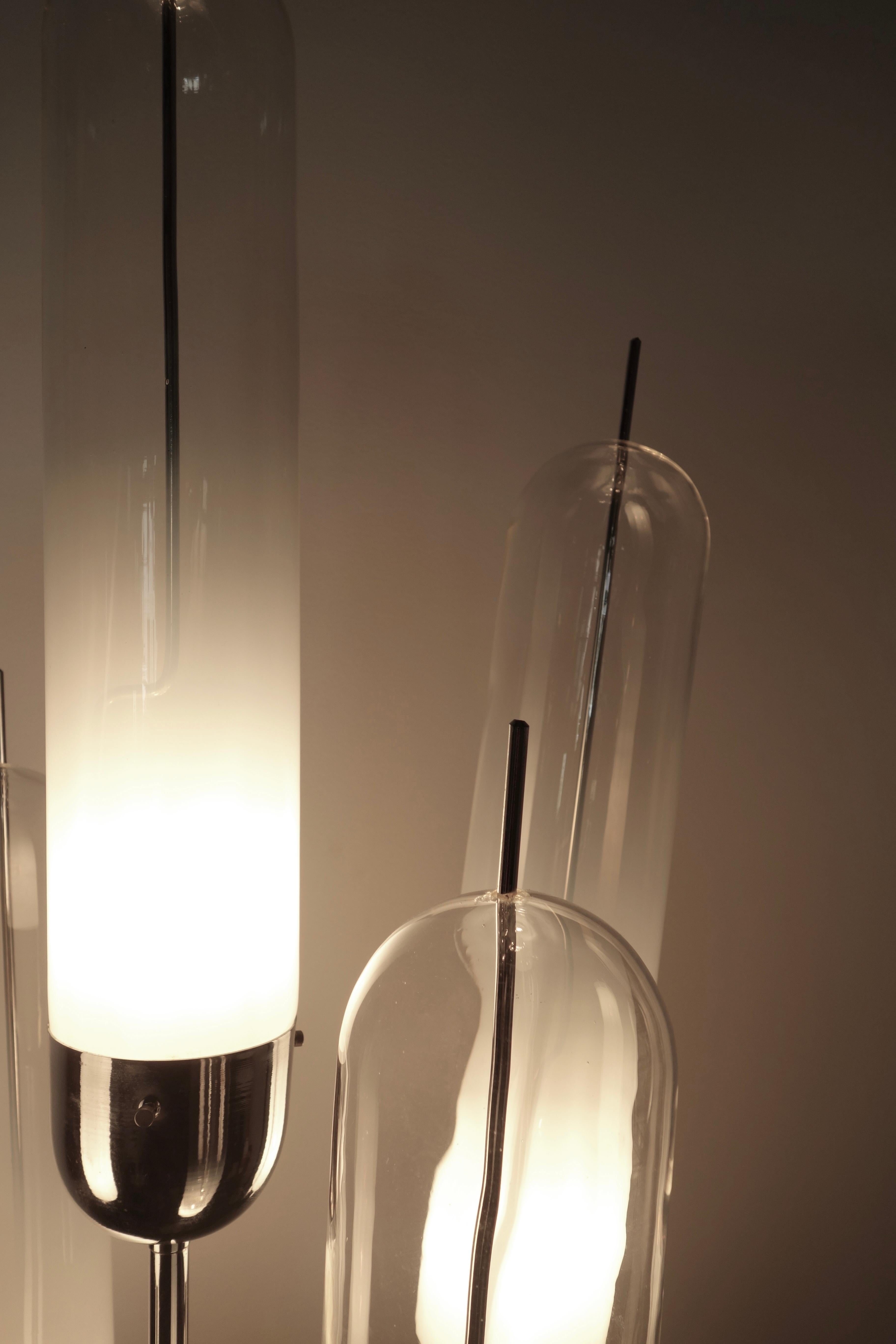 Murano Floor Lamp Attributed to Carlo Nason for Mazzega, Italy 1970's For Sale 3