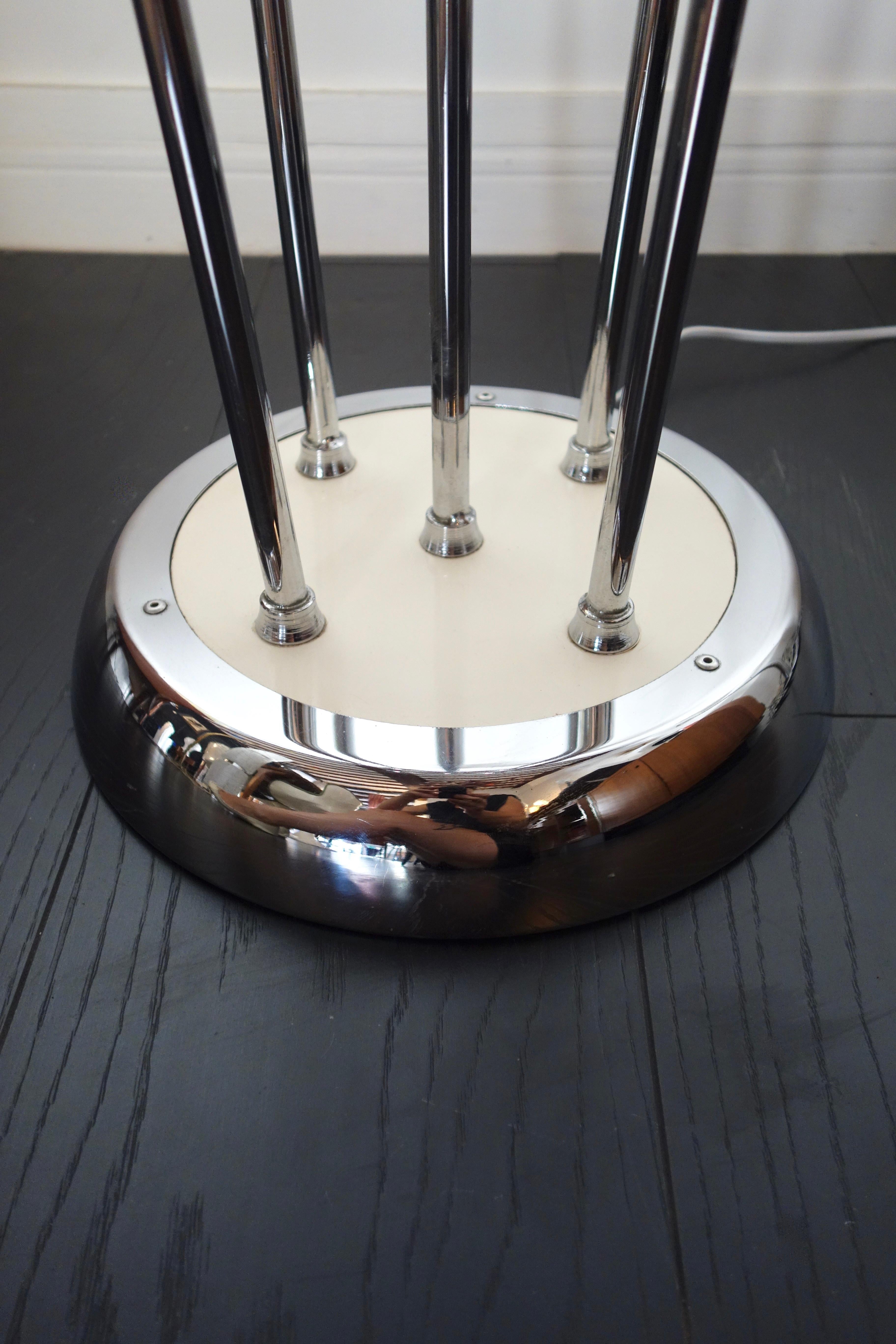 Murano Floor Lamp Attributed to Carlo Nason for Mazzega, Italy 1970's In Good Condition For Sale In VILLEURBANNE, FR