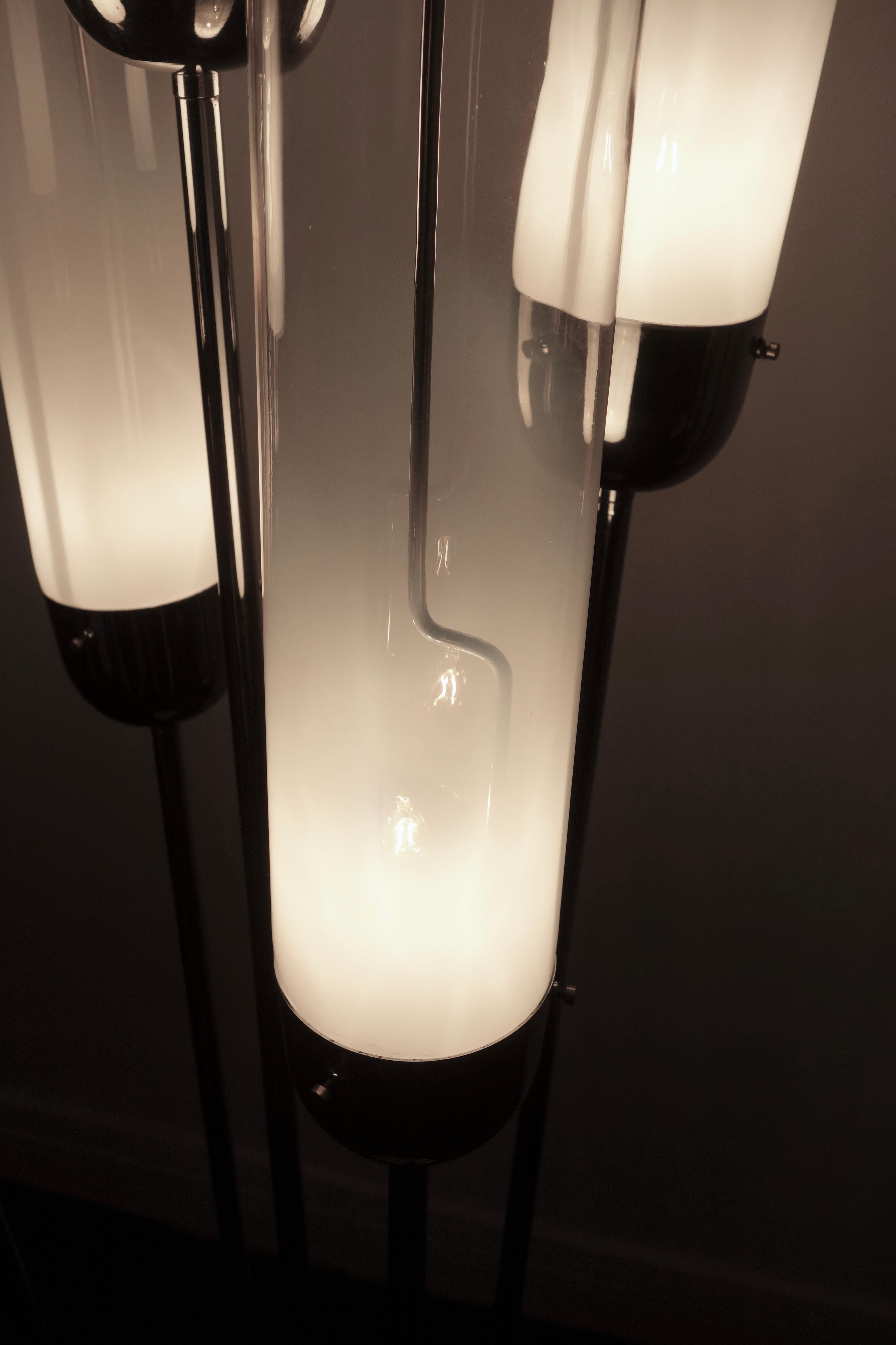 Murano Floor Lamp Attributed to Carlo Nason for Mazzega, Italy 1970's For Sale 1