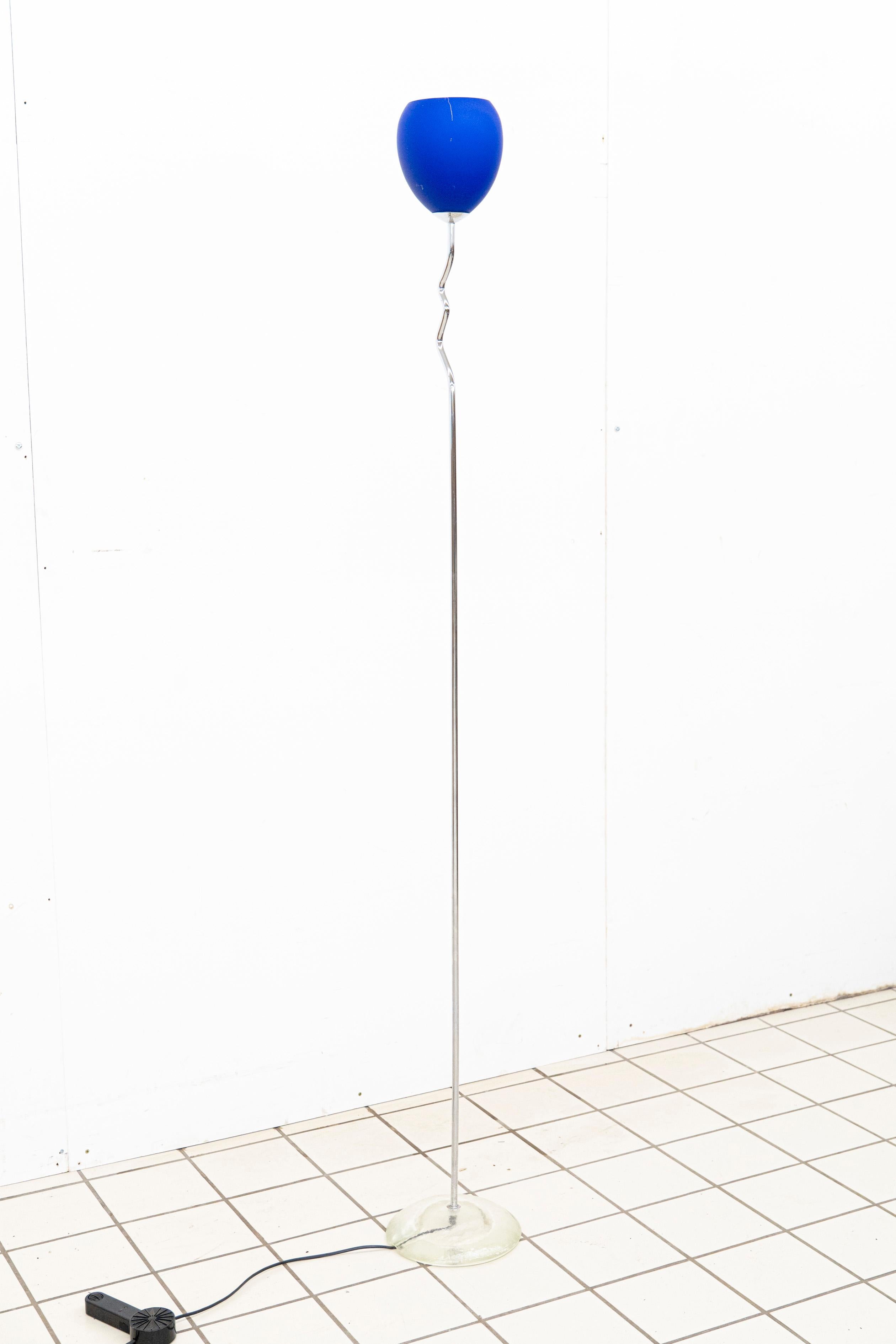 Post-Modern Murano Floor Lamp 'Golf' by Renato Toso and Noti Massari For Sale