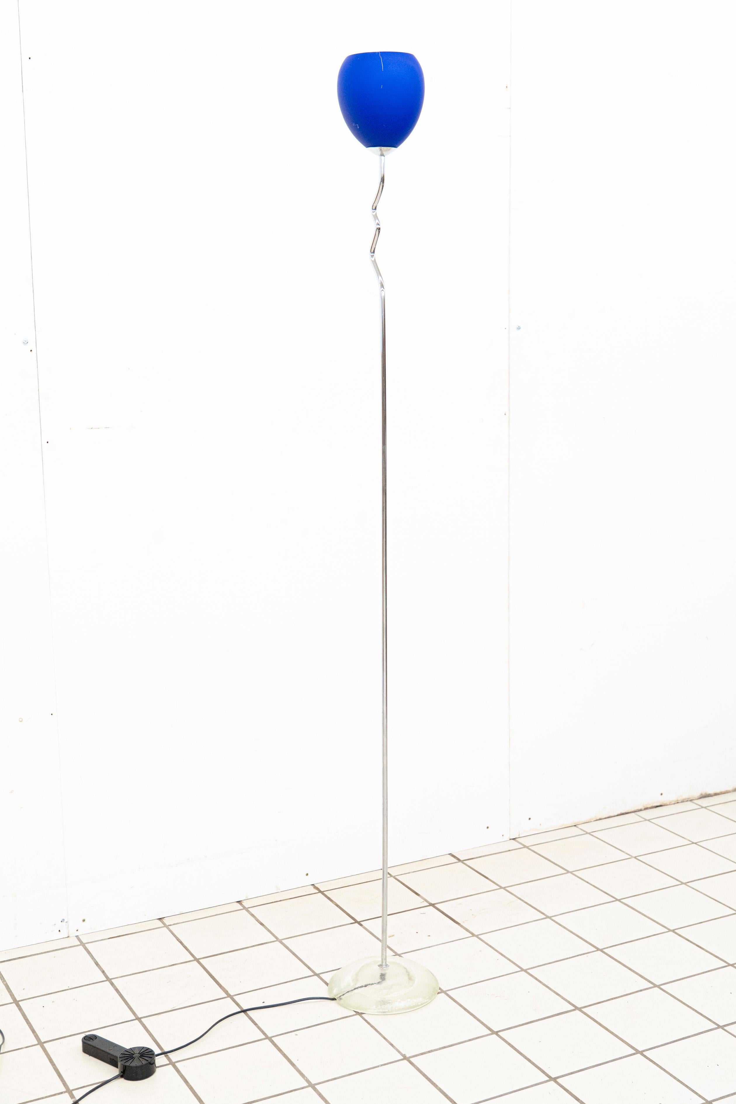 Italian Murano Floor Lamp 'Golf' by Renato Toso and Noti Massari For Sale