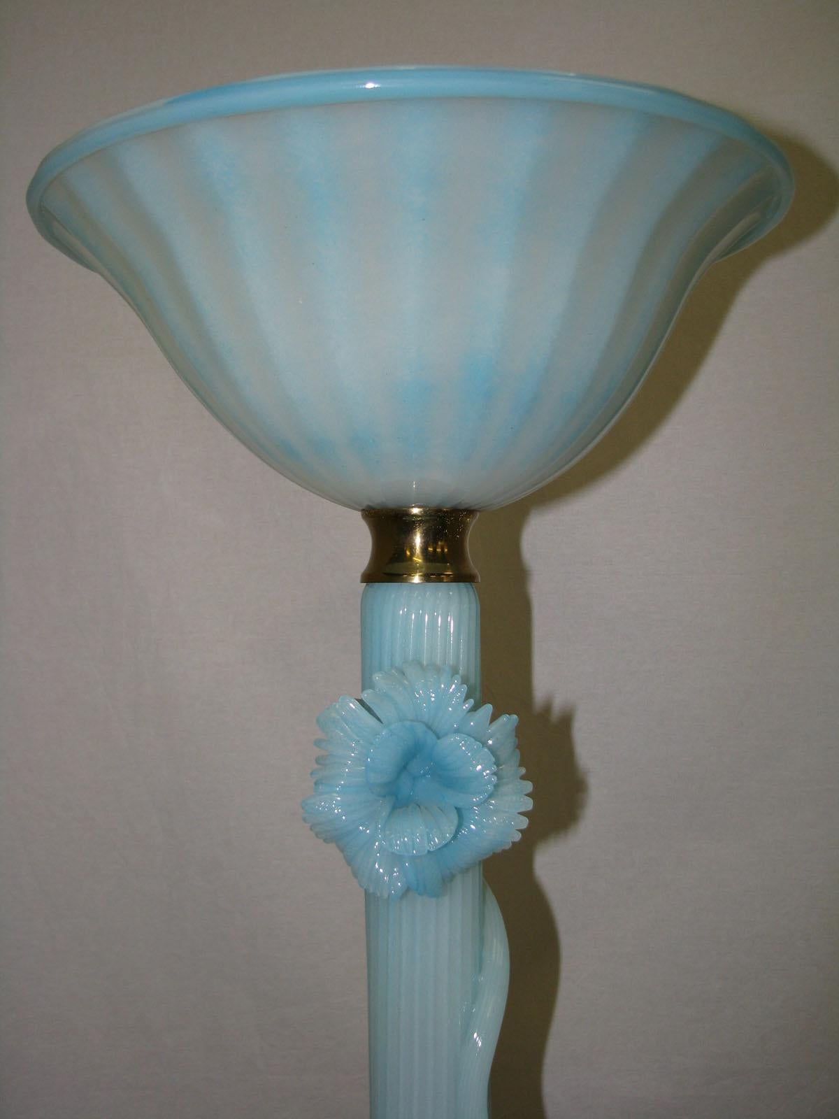 Murano Floor Lamp, Half of the 20th Century In Good Condition For Sale In Liverpool, GB