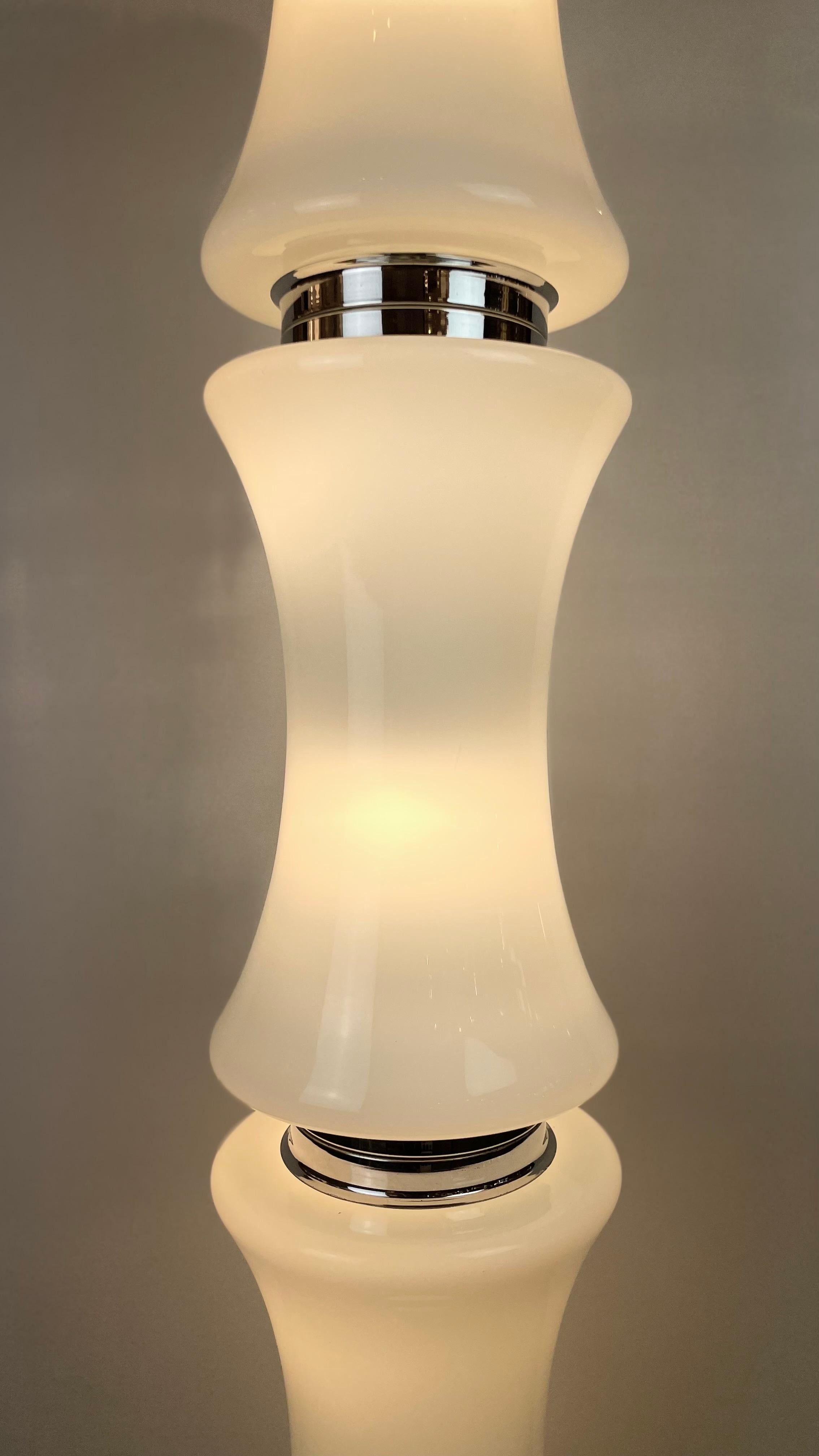 italien Lampadaire Murano dans le style d'A.I.Tronconi ou C.C., années 1970 en vente