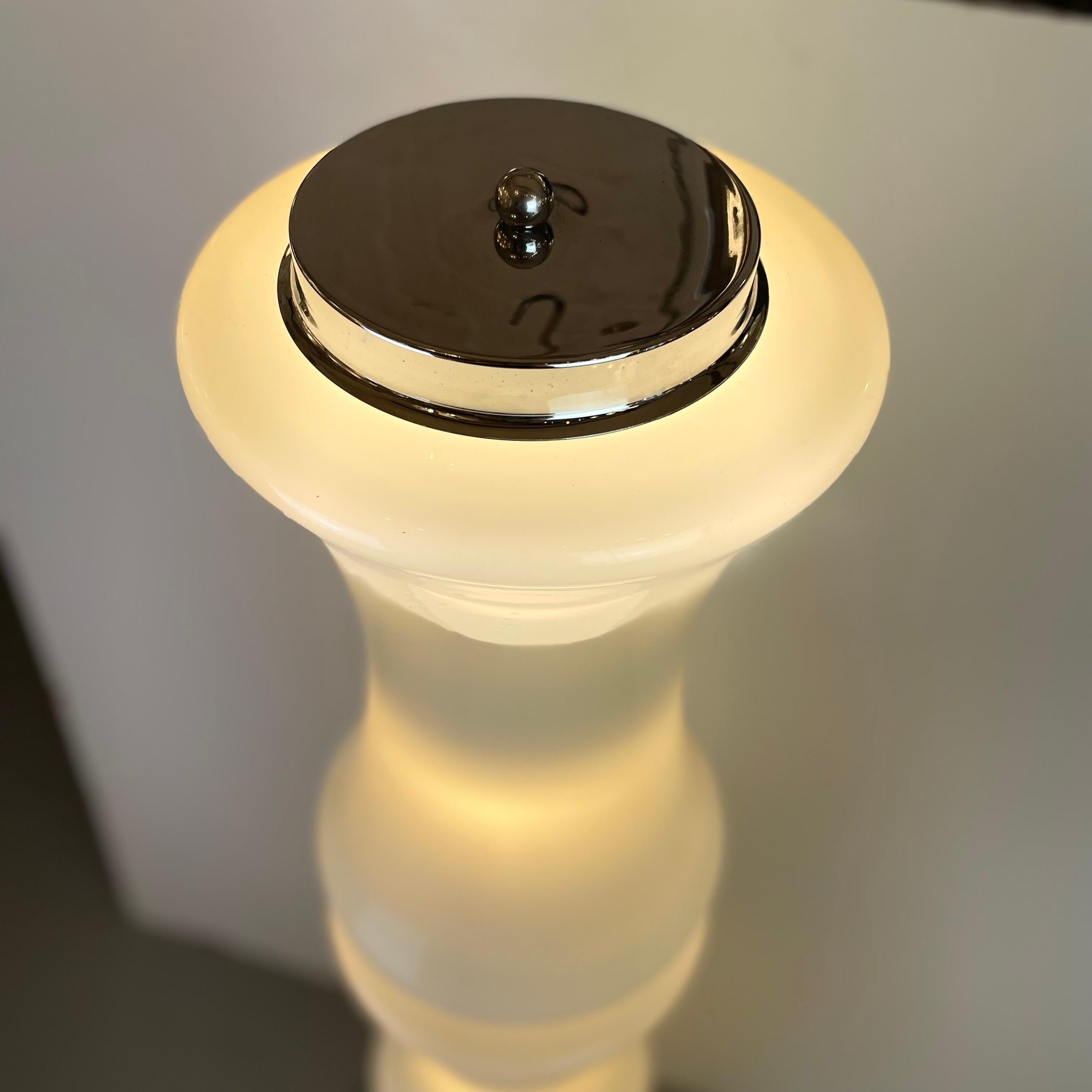 Verre Lampadaire Murano dans le style d'A.I.Tronconi ou C.C., années 1970 en vente