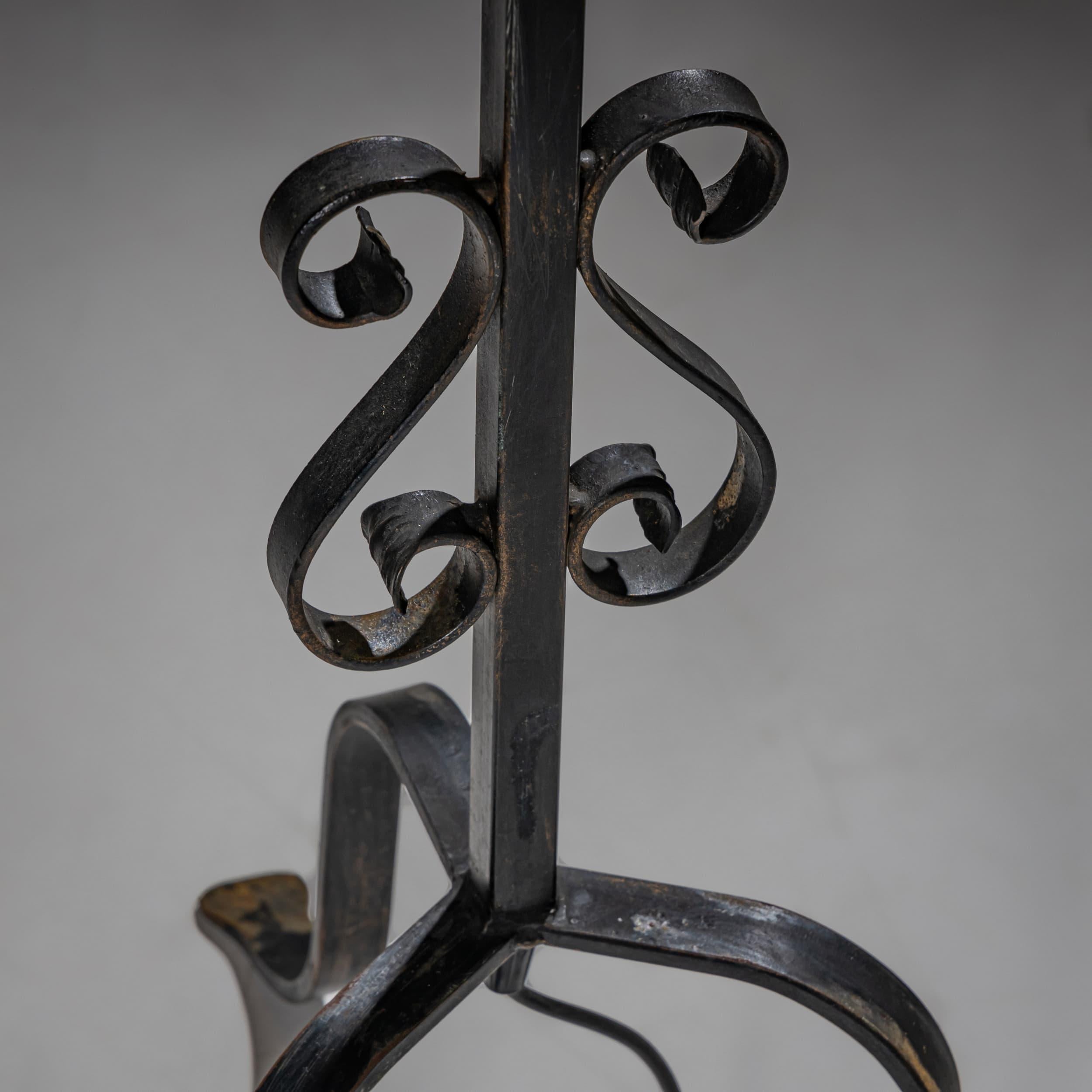 Murano Floor Lamp ‘Millefiori’ with Glass Flowers, attributed to Barovier & Toso For Sale 6