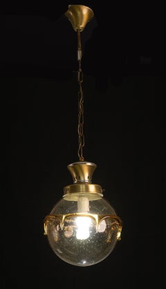 Murano Flush Mount Bubble Ball, 1970er Jahre