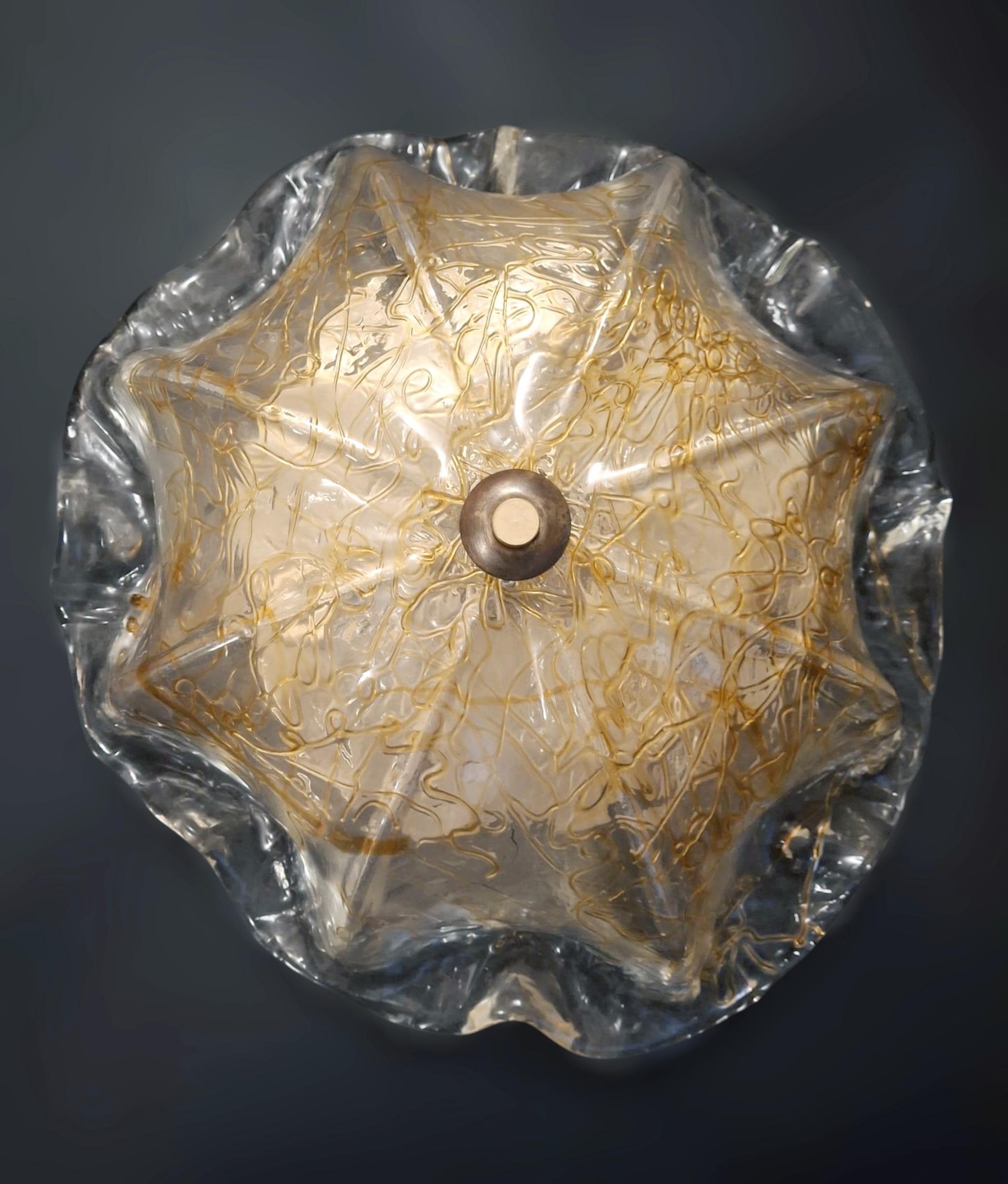 Murano Flush Mount By La Murrina In Good Condition For Sale In Los Angeles, CA