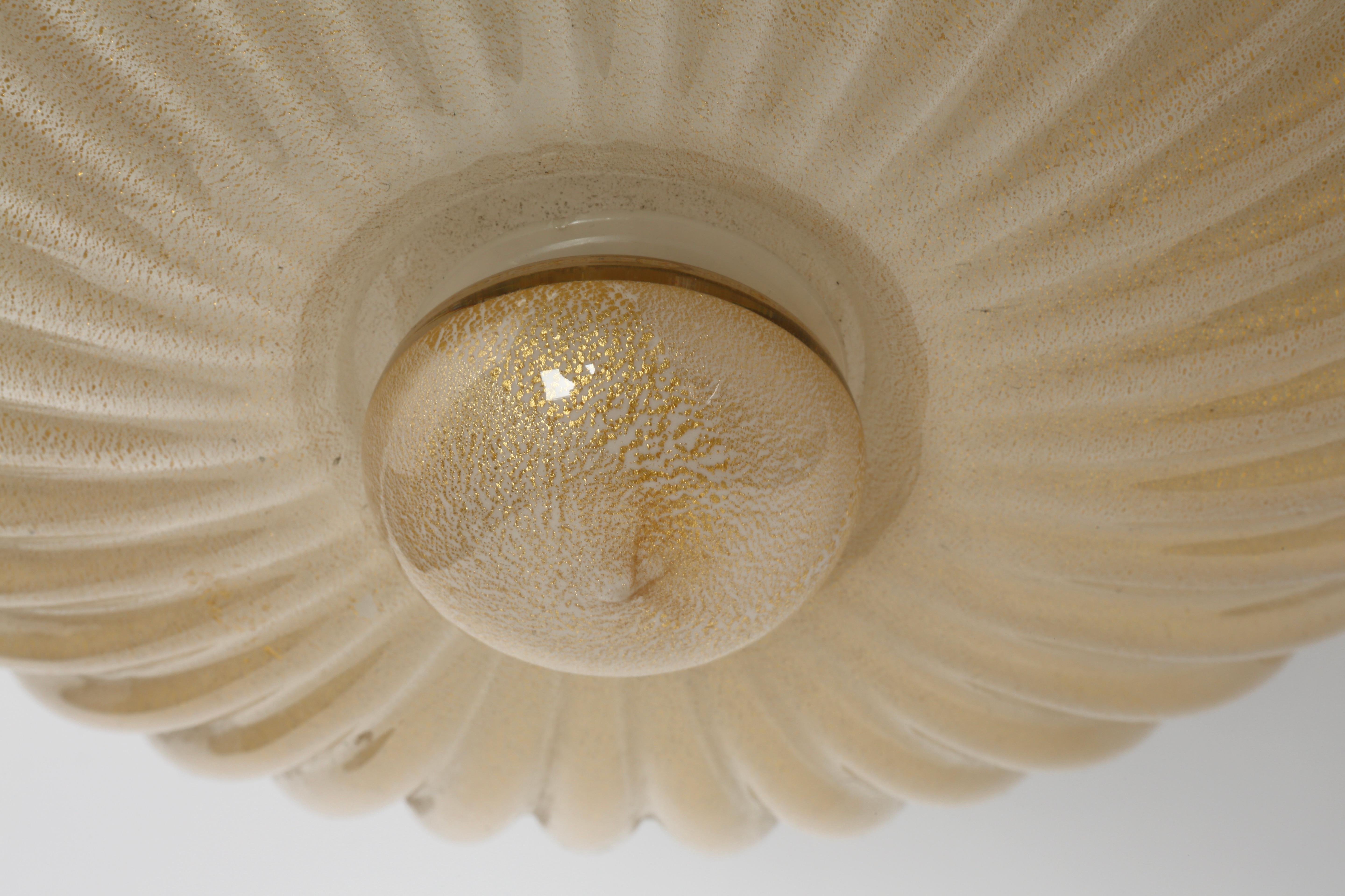 Murano Flush Mount Ceiling Light by Barovier & Toso 2