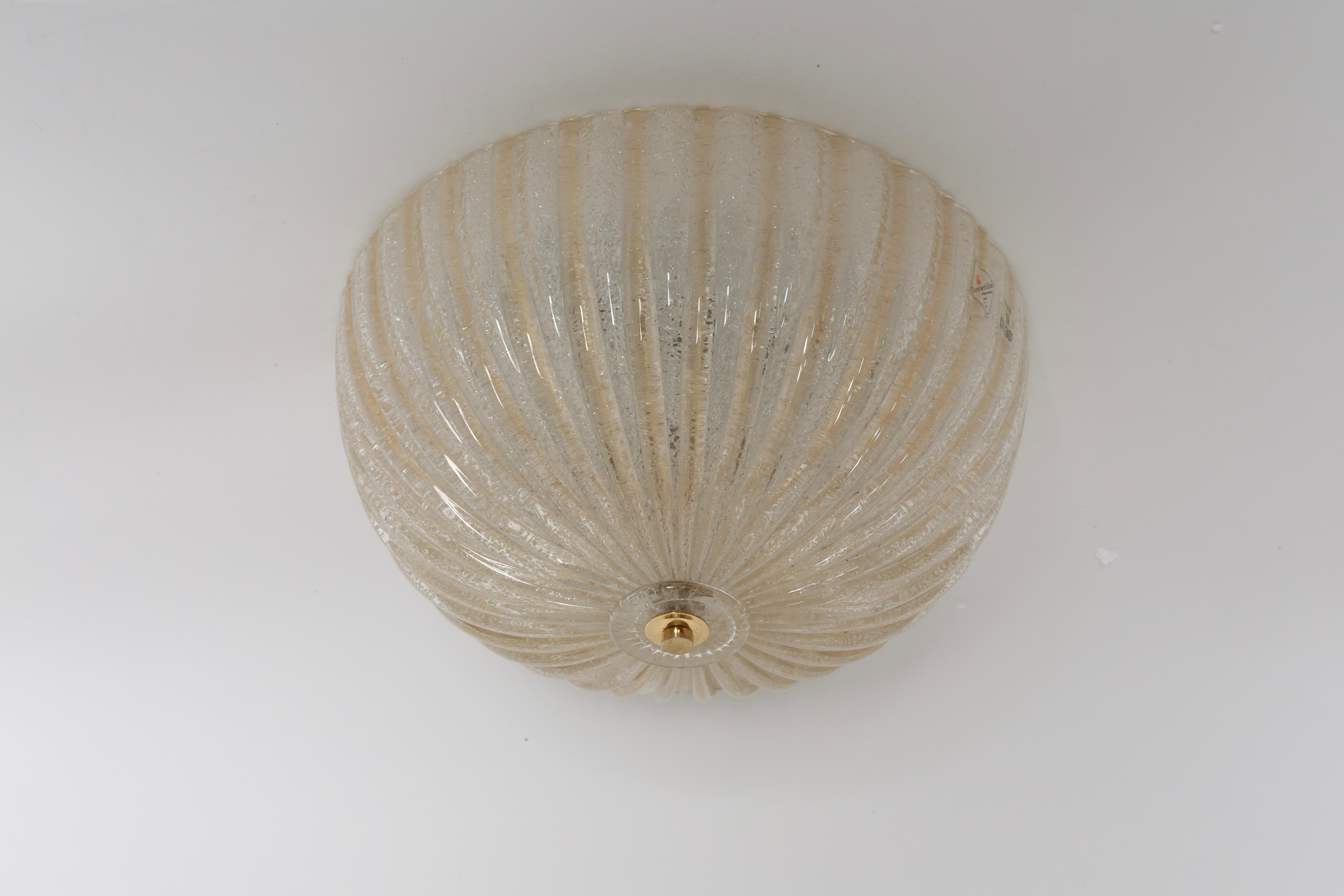 Murano Flush Mount Ceiling Light by Barovier & Toso 3
