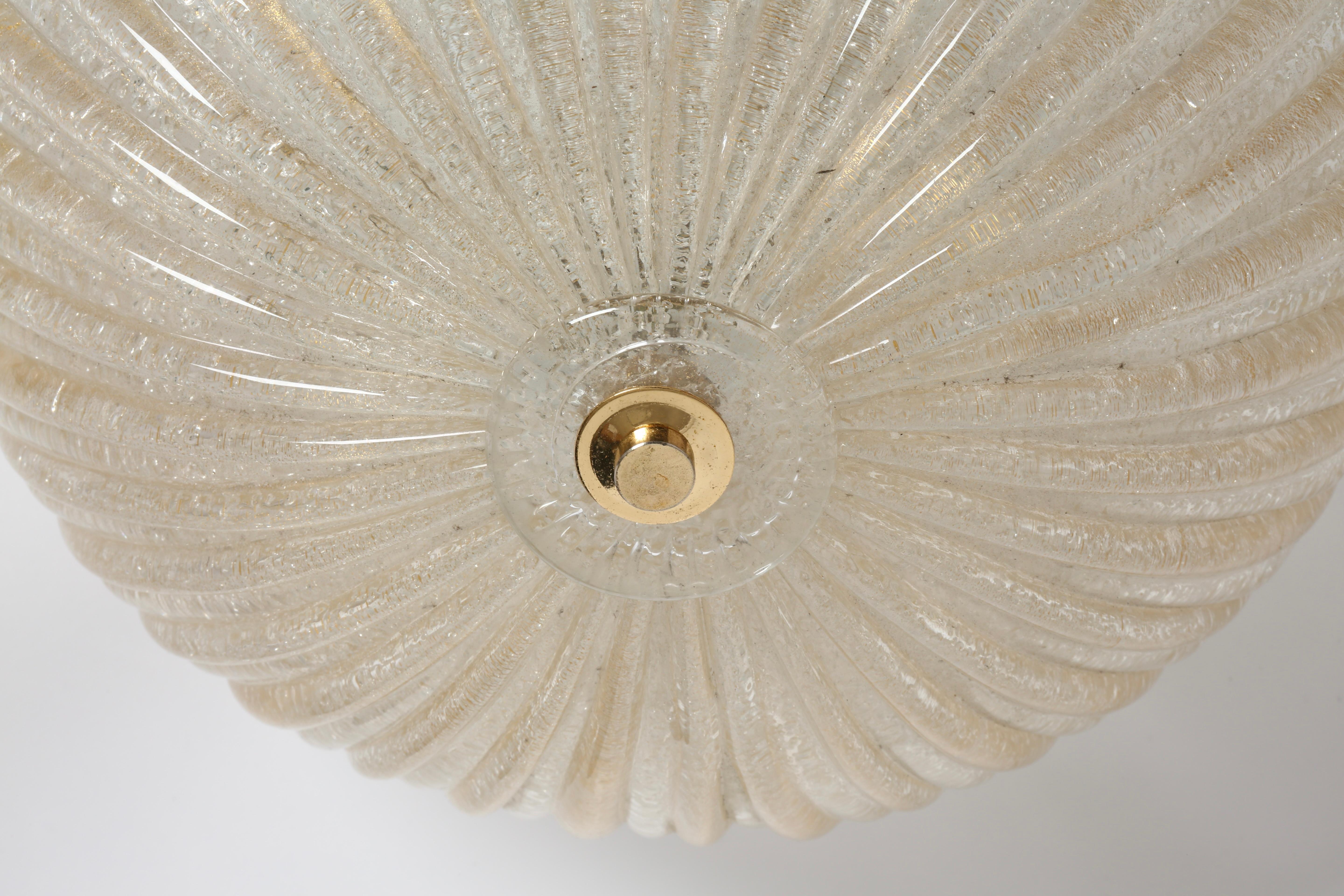 Murano Flush Mount Ceiling Light by Barovier & Toso 1