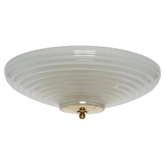 Plafoniera Murano Flush Mount di Fidenza Vetraria, Italia, circa 1960