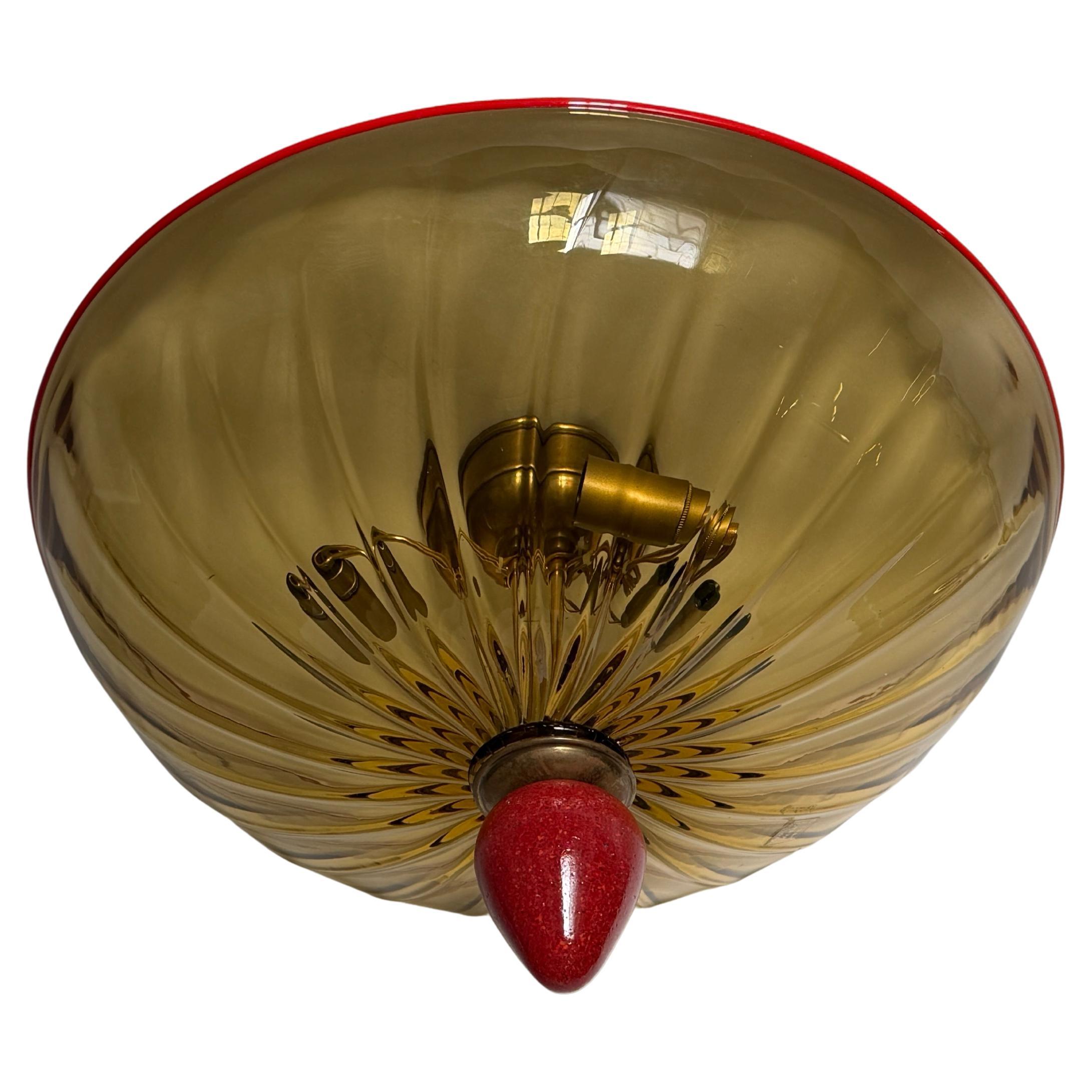 Lámpara de techo empotrada de Murano de Toso Vetri D
Arte, Italia, hacia la década de 1960