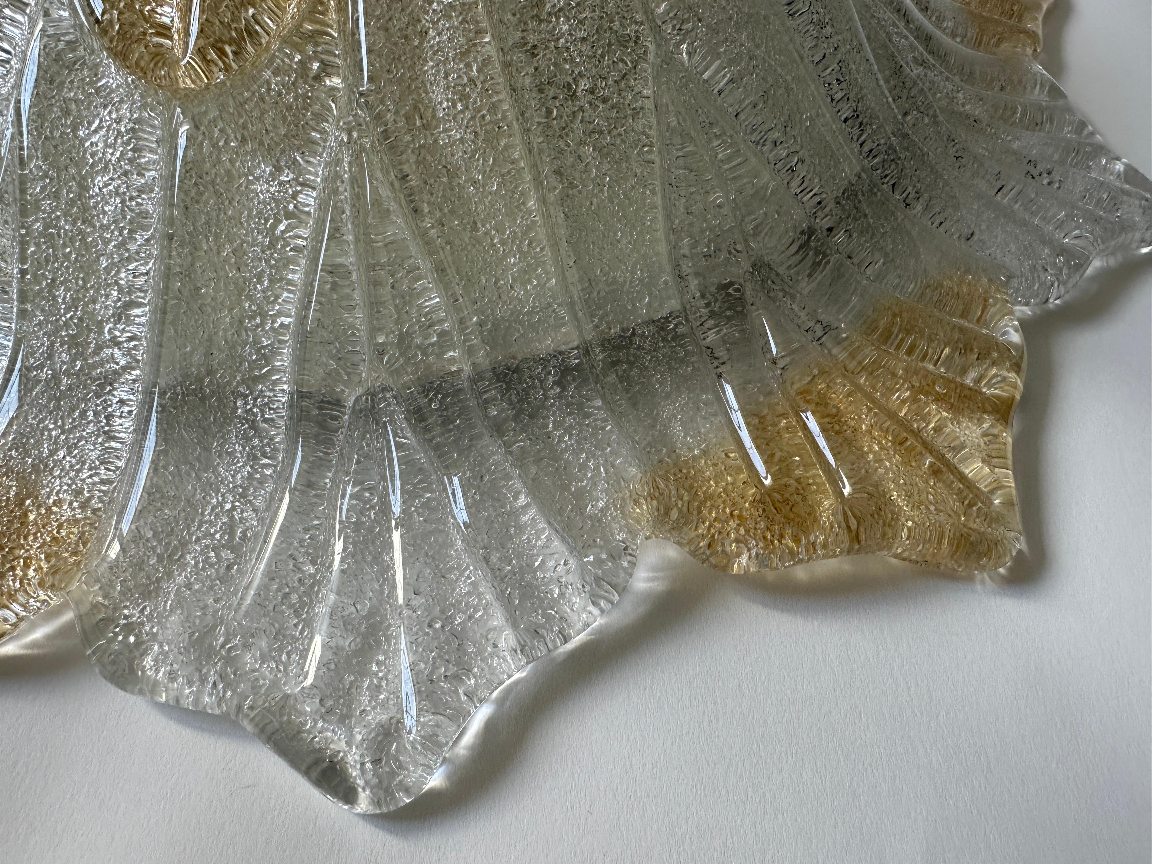 Murano Flush Mount Ceiling Light For Sale 2
