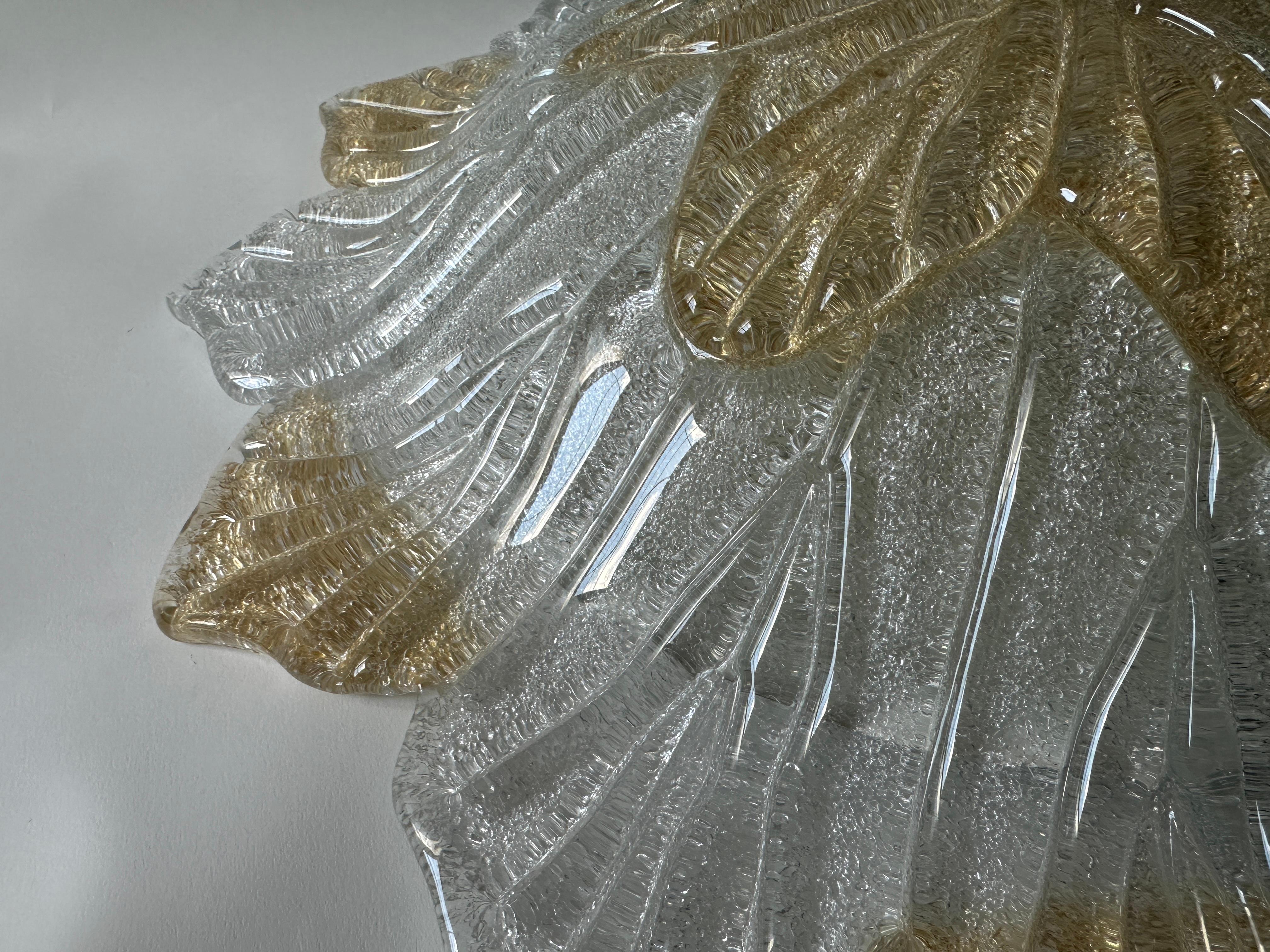 Murano Flush Mount Ceiling Light For Sale 7