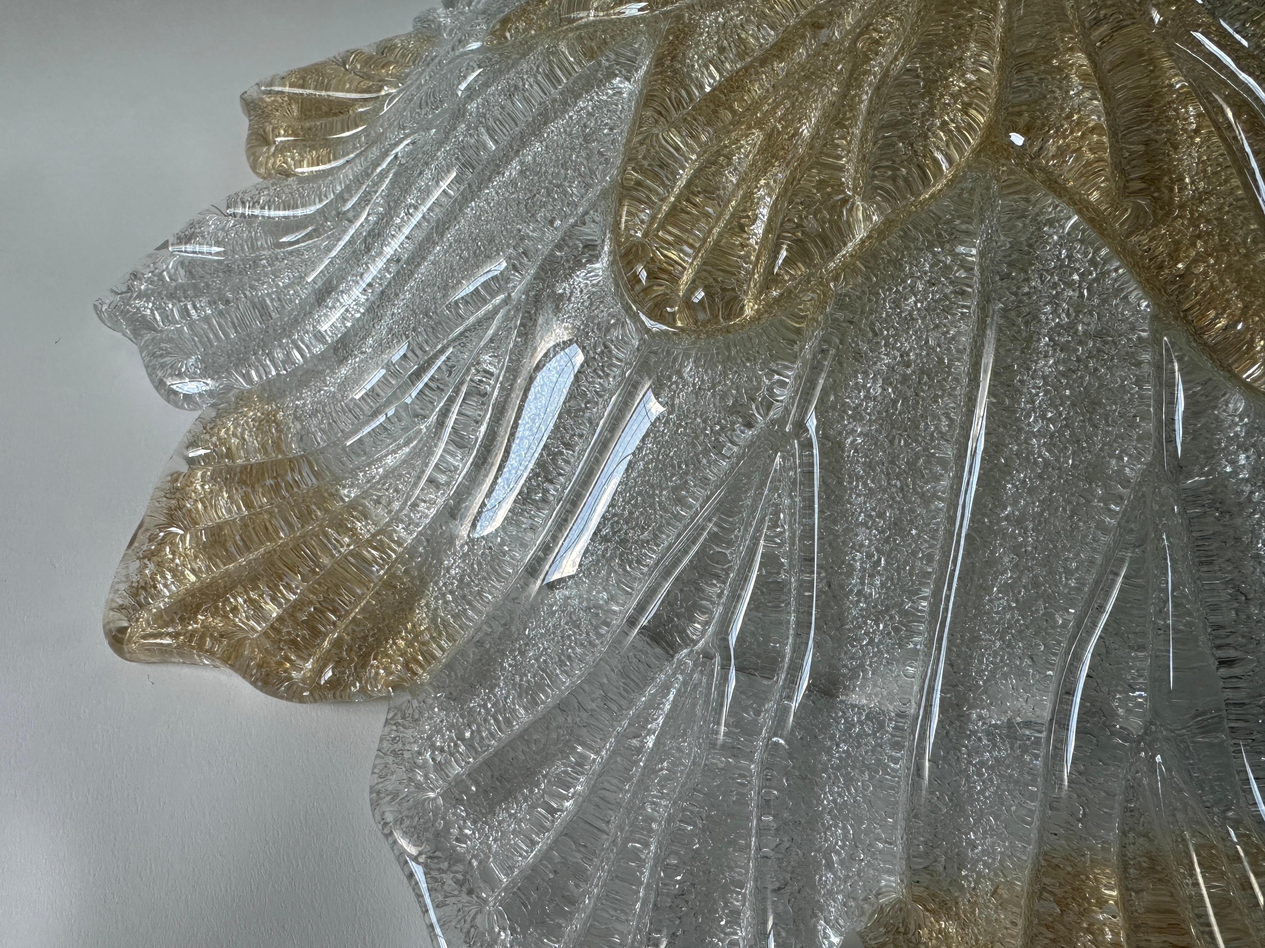 Murano Flush Mount Ceiling Light For Sale 8