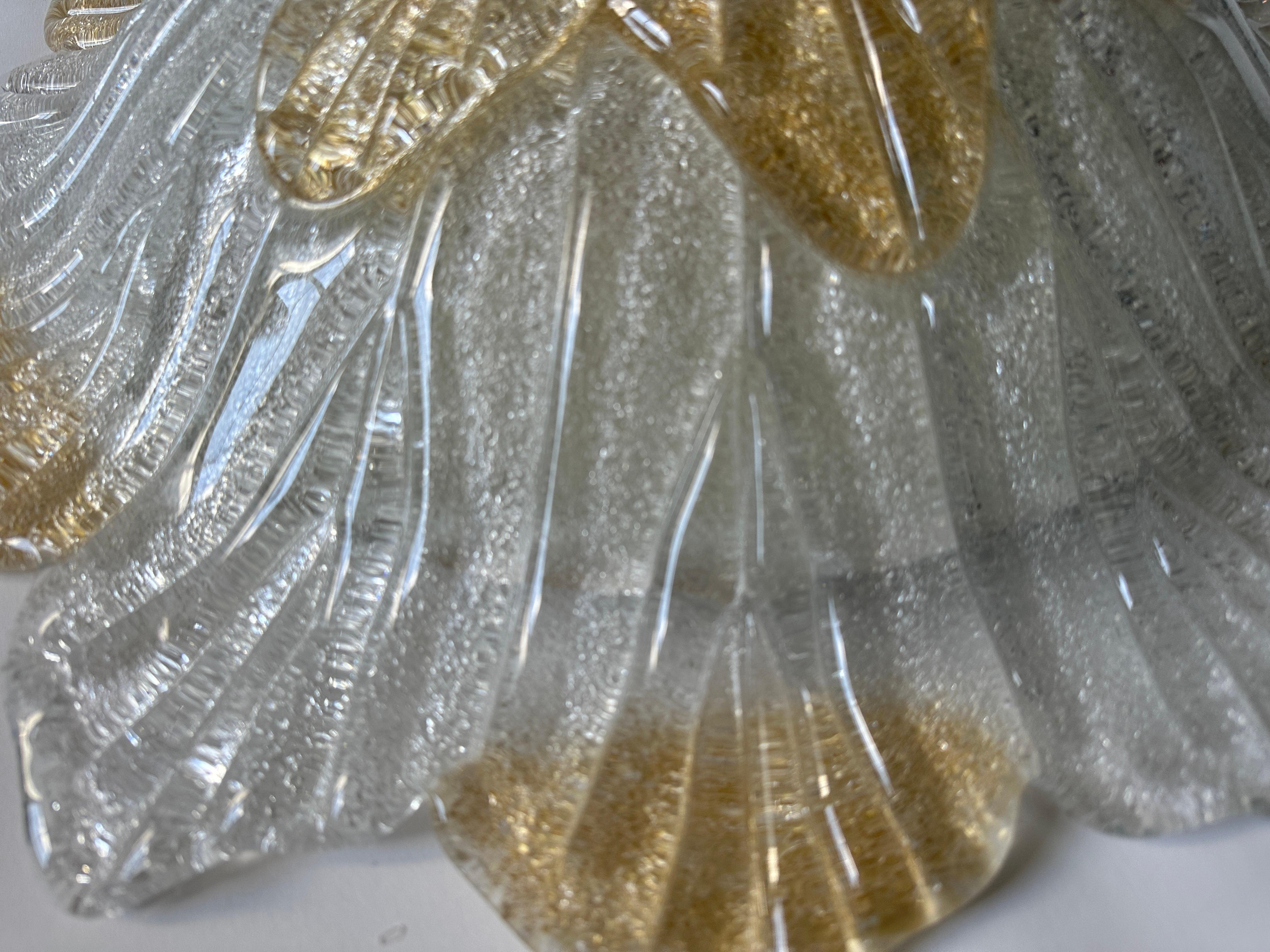Murano Flush Mount Ceiling Light For Sale 9