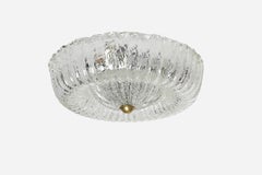 Murano Flush Mount Ceiling Light, Italy circa 1960s