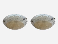 Murano Flush Mount Ceiling Light, Italy circa 1960s