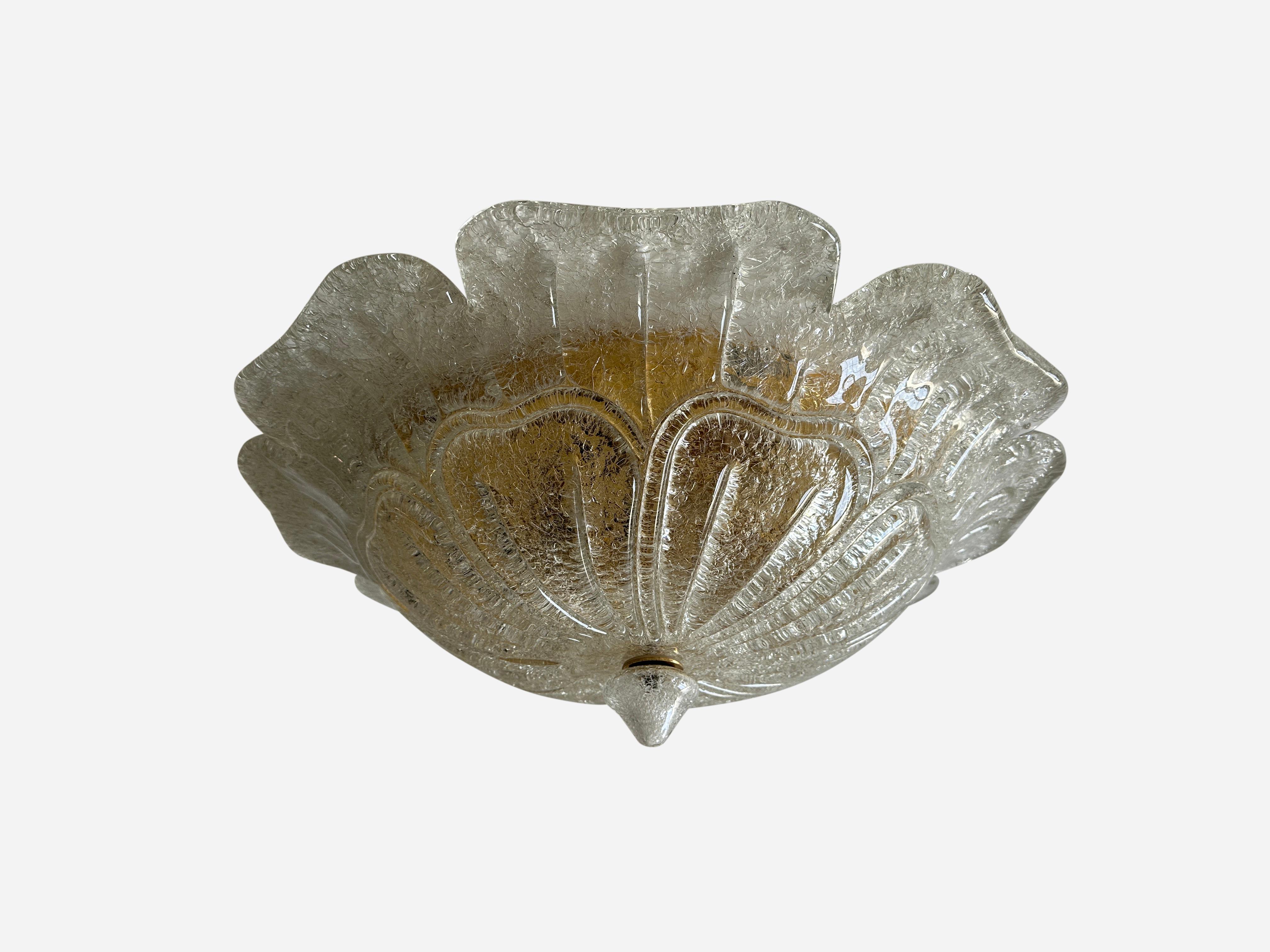 Smaltato Plafoniera a incasso di Murano, Italia, circa 1960 in vendita