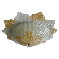 Murano Flush Mount Ceiling Light, Italy circa 1960s